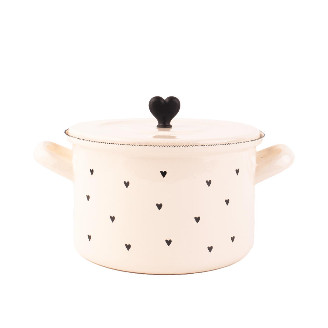 Black Cupid Emaye 20cm Tencere- 3 Litre
