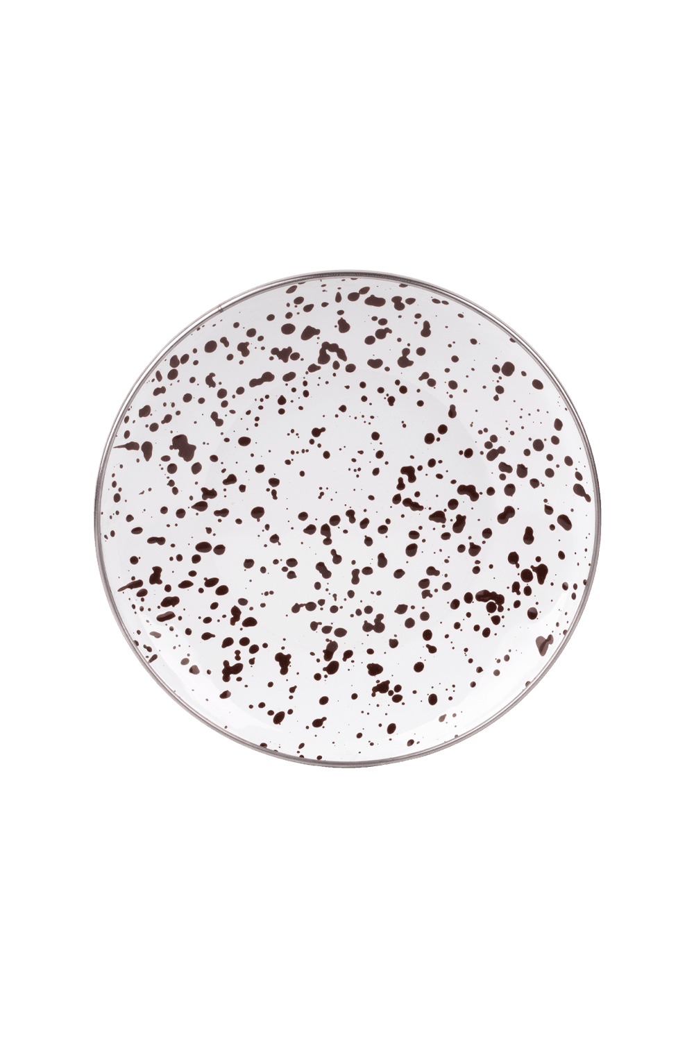EMAYlab Speckles Sunum Tabağı Dekoratif Tabak 26cm - kahverengi