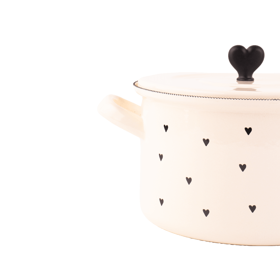 Black Cupid Emaye 20cm Tencere- 3 Litre