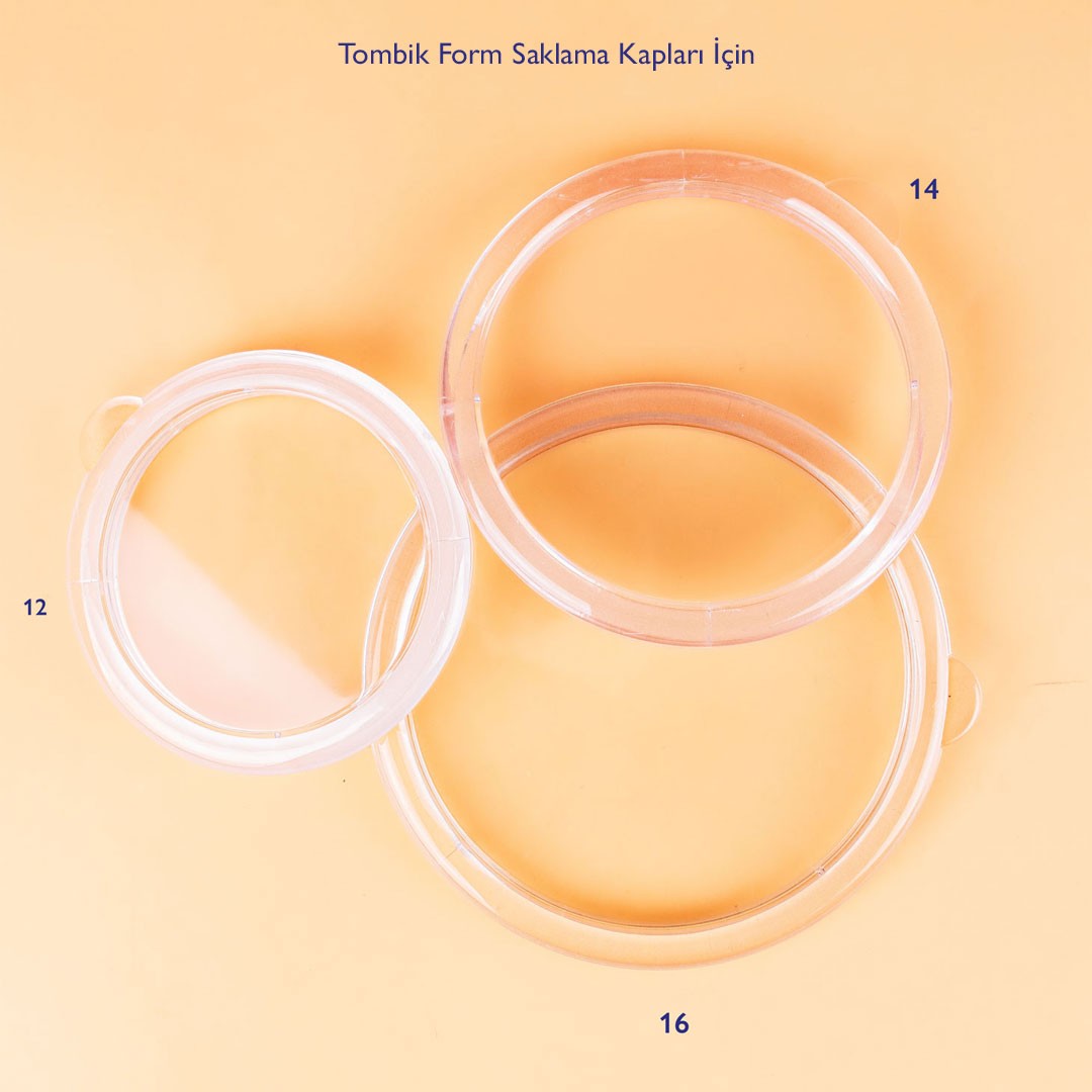Emaye Saklama Kabı Yedek Mika Kapak - Tombik Form
