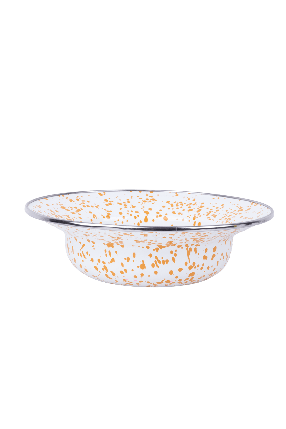 EMAYlab Speckles Çukur Makarna ve Salata Tabağı 24cm - Hardal