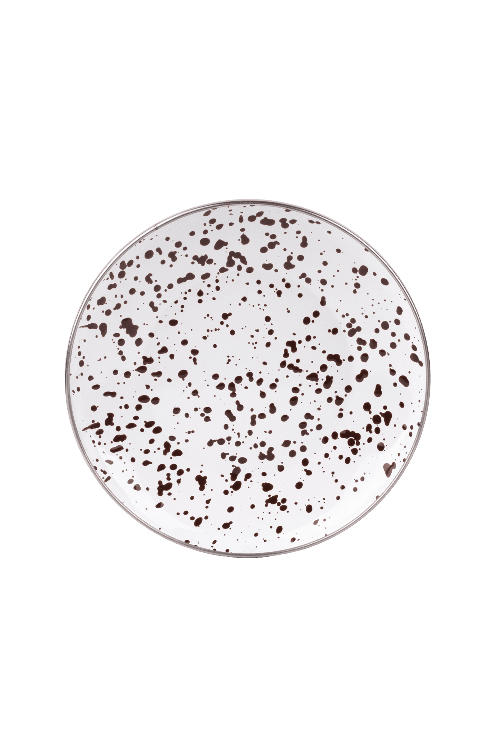 EMAYlab Speckles Sunum Tabağı Dekoratif Tabak 26cm - kahverengi