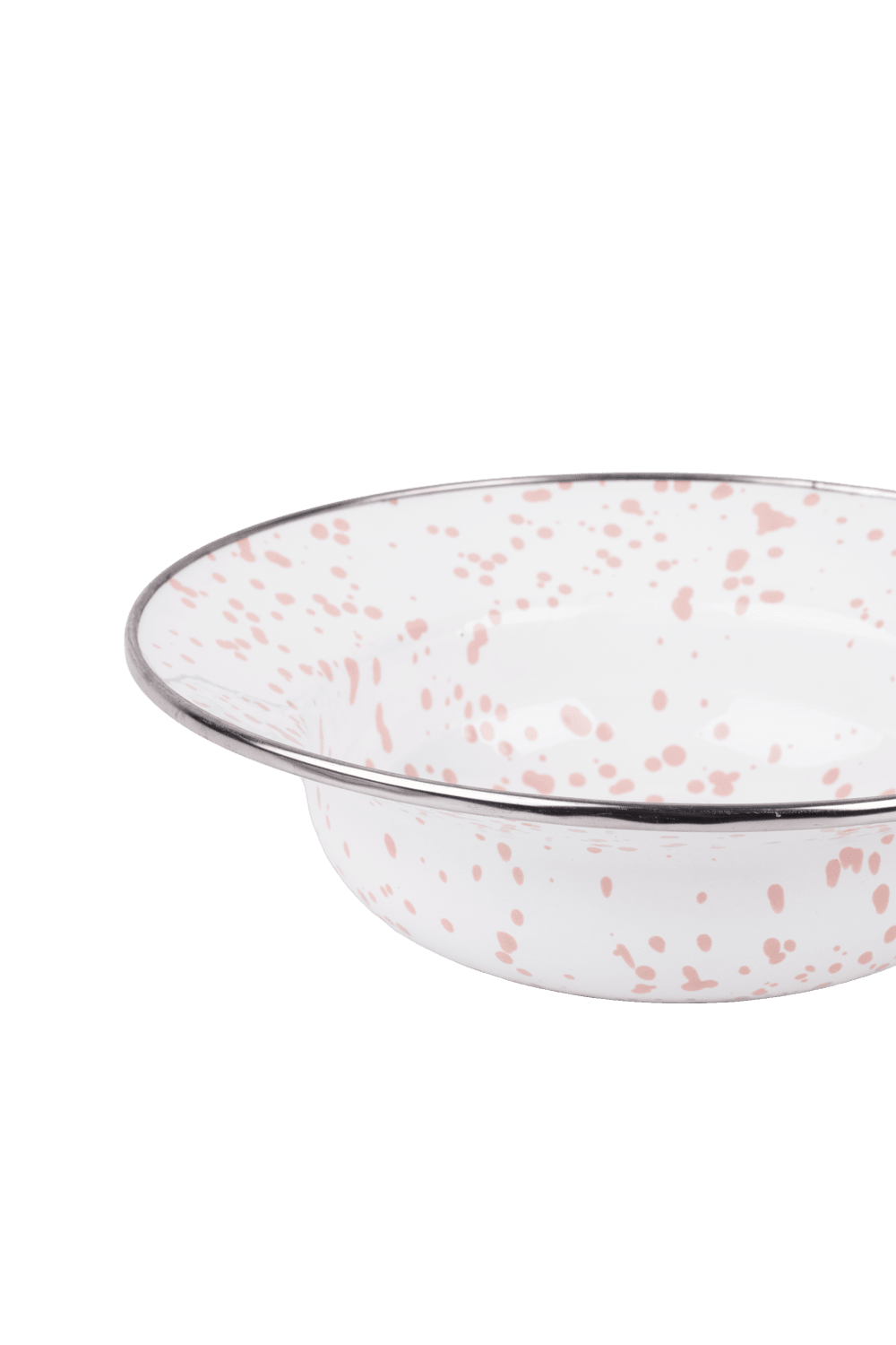 EMAYlab Speckles Çukur Makarna ve Salata Tabağı 24cm - Pembe