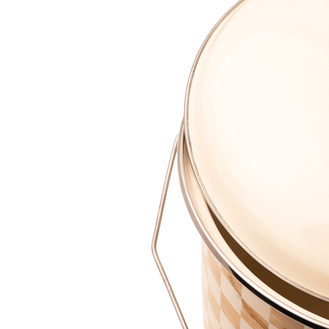 Beige Emaye Bakraç 22cm (5 Litre)