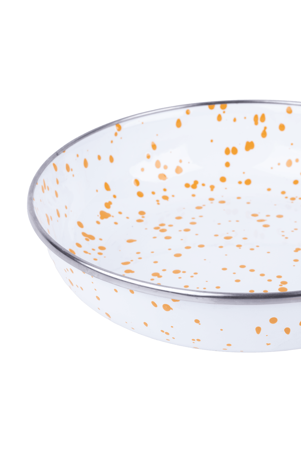 EMAYlab Speckles Bowl Tabağı - Bowl Kase - Salata Kasesi - Sunum Kasesi 21cm - Hardal