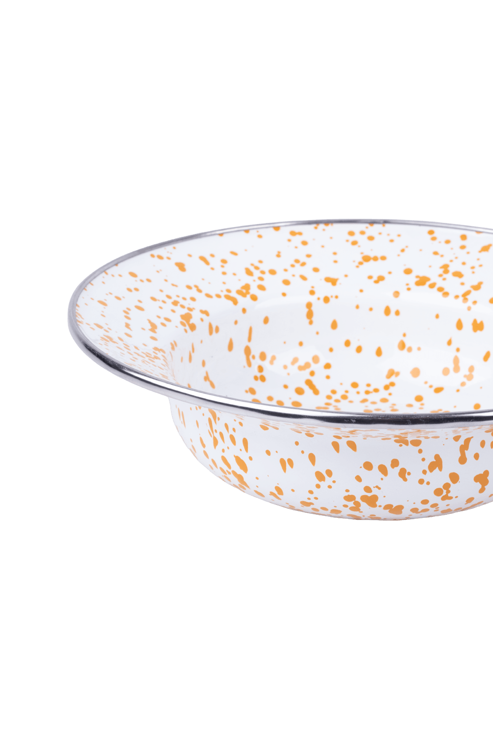 EMAYlab Speckles Çukur Makarna ve Salata Tabağı 24cm - Hardal