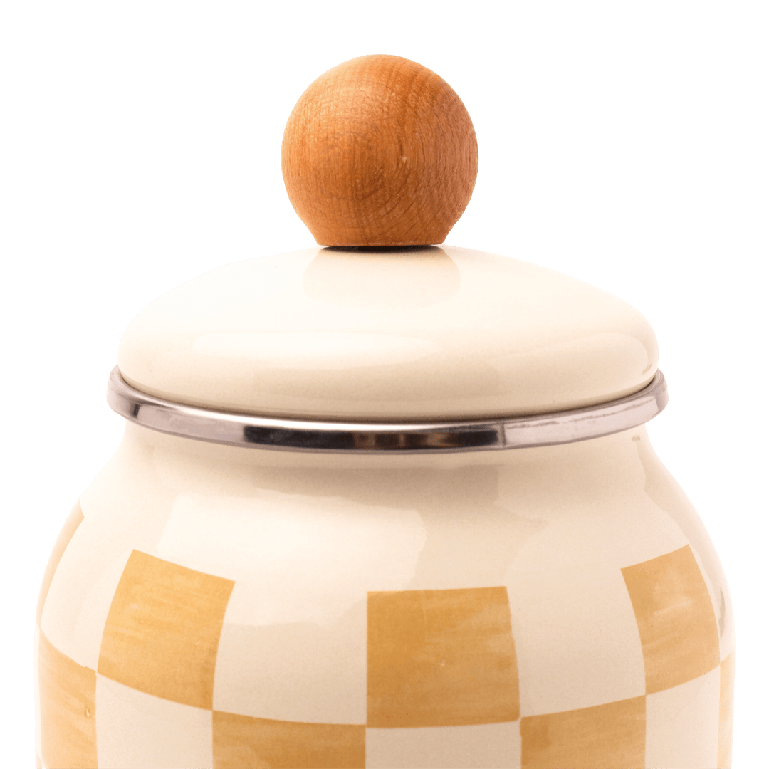 Beige Emaye Baharatlık/Kavanoz