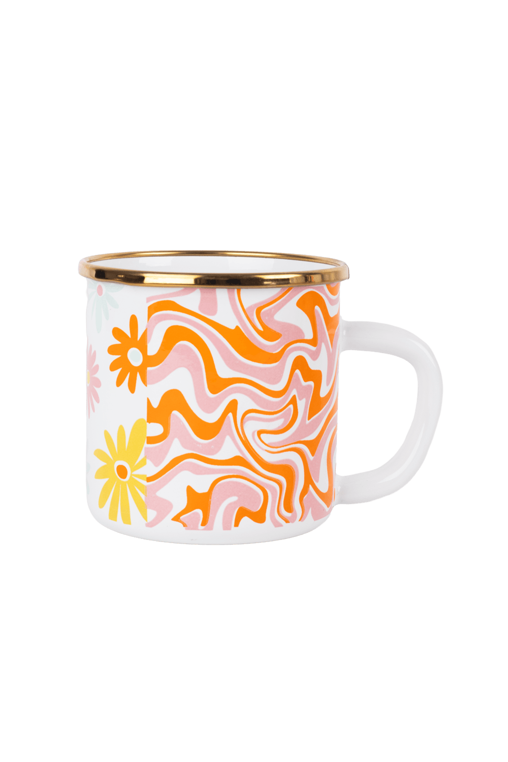 Retro Hippie Emaye kupa