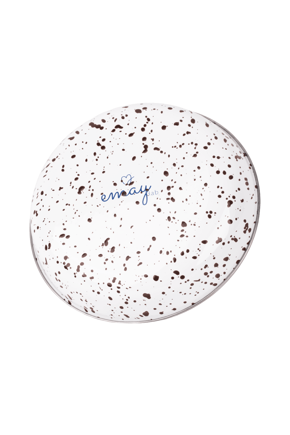 EMAYlab Speckles Bowl Tabağı - Bowl Kase - Salata Kasesi - Sunum Kasesi 21cm - kahverengi