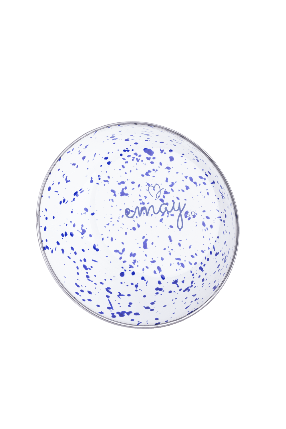 EMAYlab Speckles -Çorba Kasesi Çukur Tabak 15cm - Cobalt