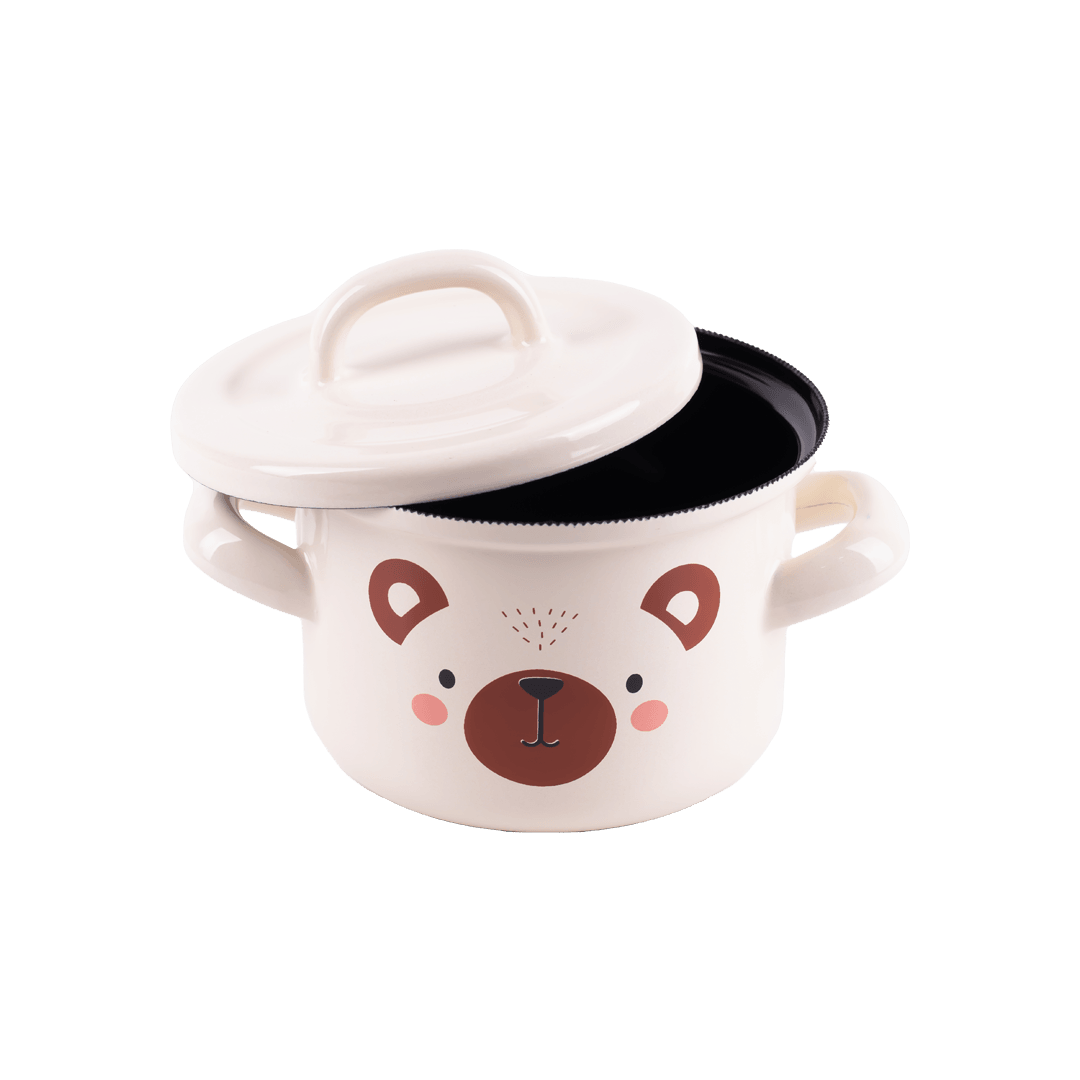 Little Bear Emaye 12cm Bebek Tenceresi (850 ml)