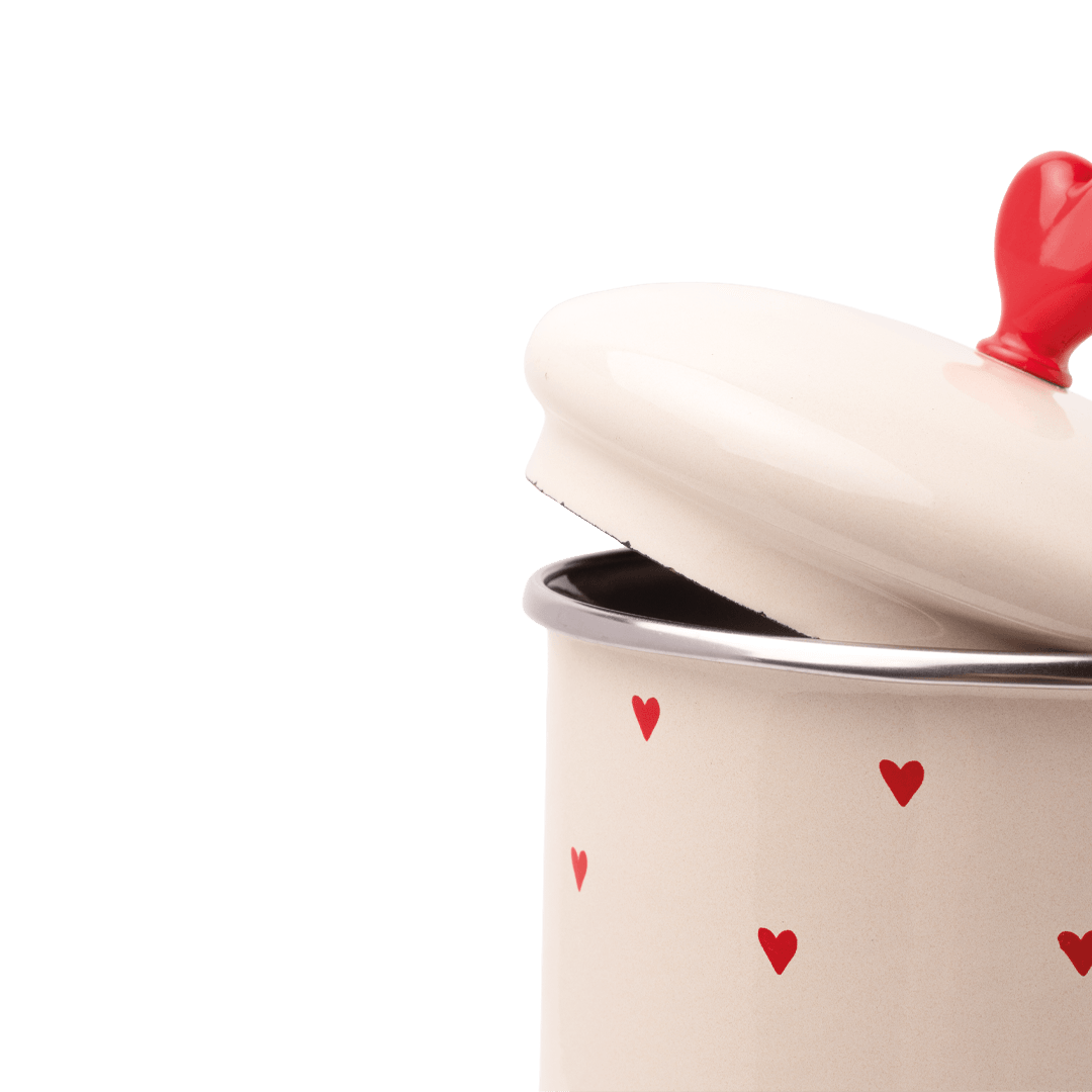 Cupid Emaye Dev Boy Kapsül Kavanozu , Çok Amaçlı Kavanoz