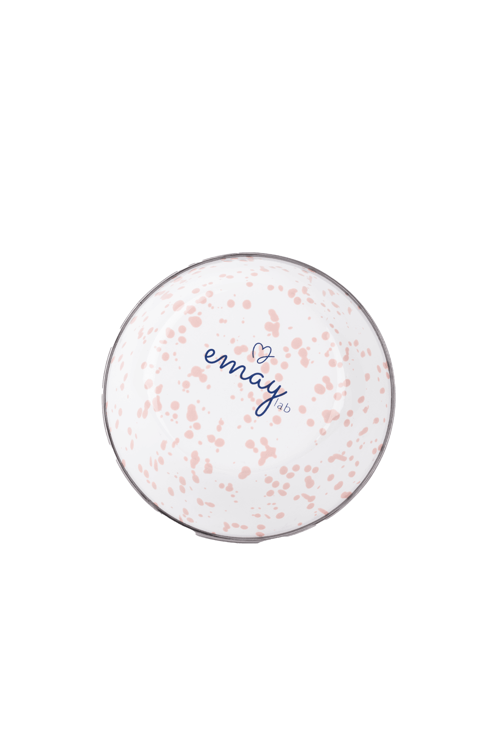 EMAYlab Speckles -Çorba Kasesi Çukur Tabak 15cm - Pembe