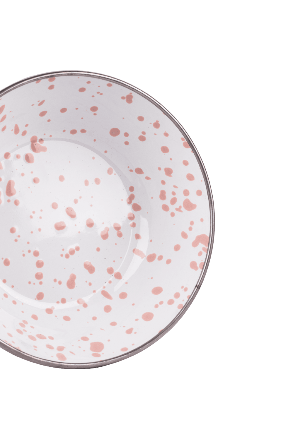 EMAYlab Speckles -Çorba Kasesi Çukur Tabak 15cm - Pembe