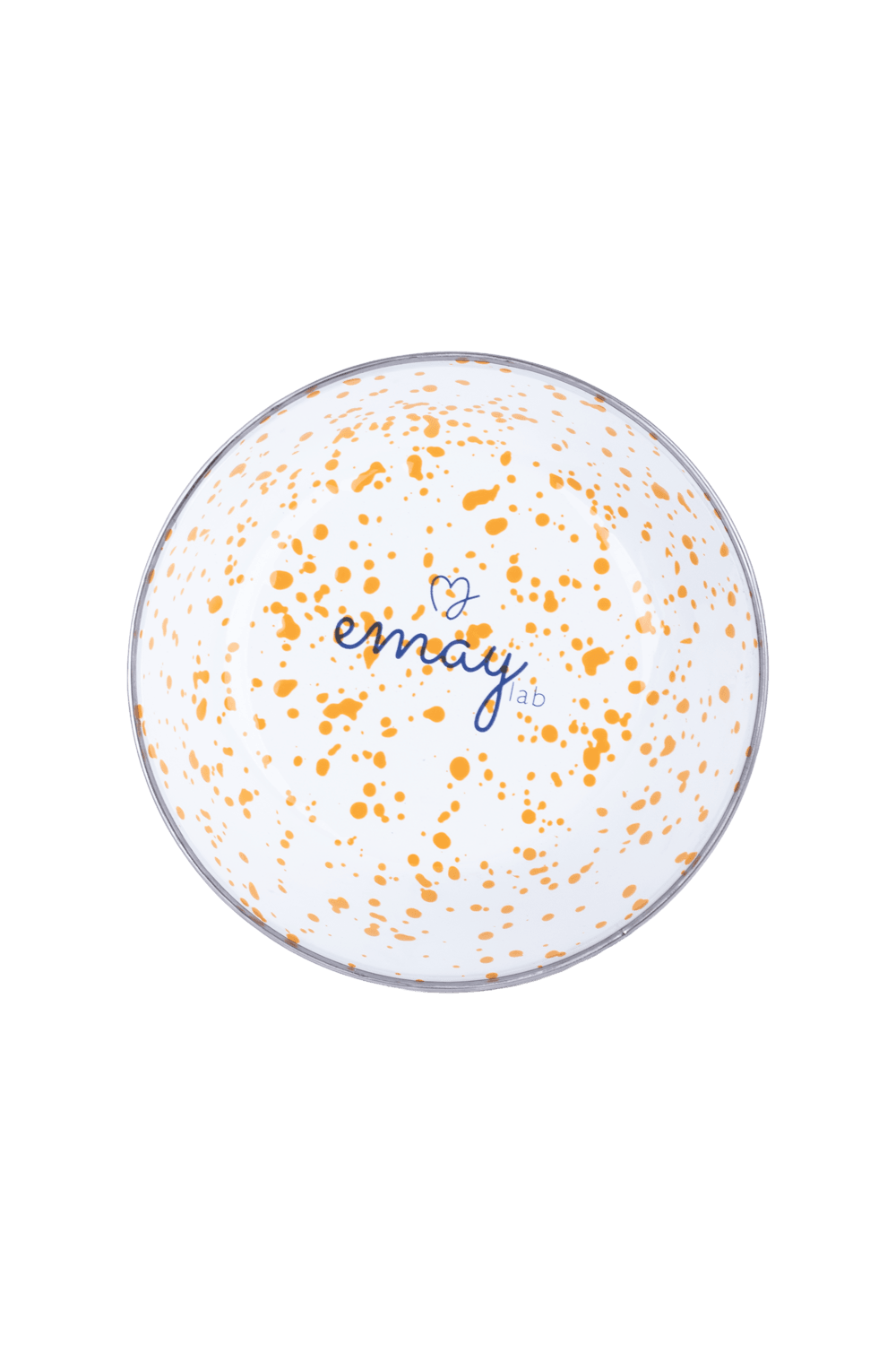 EMAYlab Speckles -Çorba Kasesi Çukur Tabak 15cm - Hardal