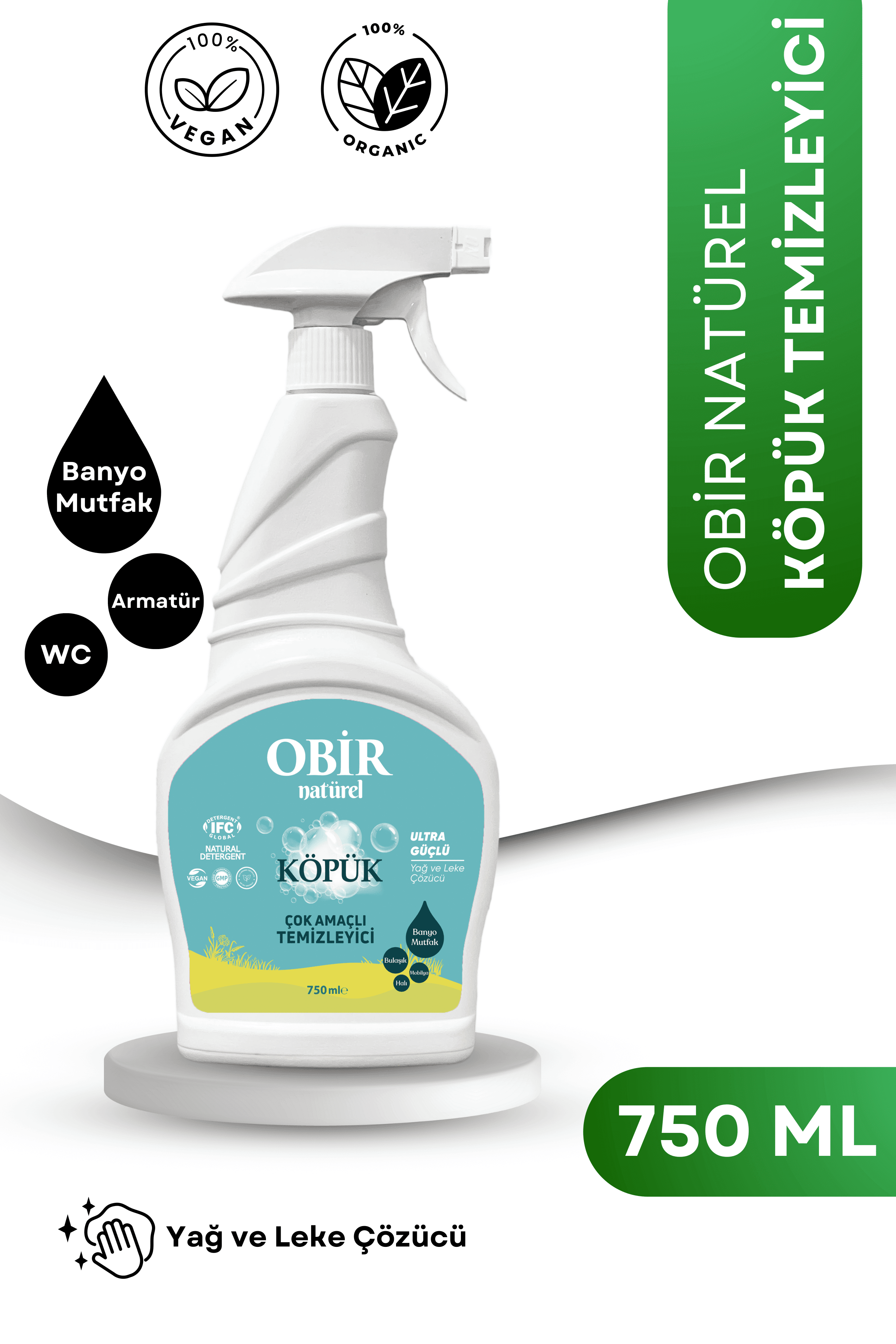 ÇOK AMAÇLI KÖPÜK TEMİZLEYİCİ 750 ML  