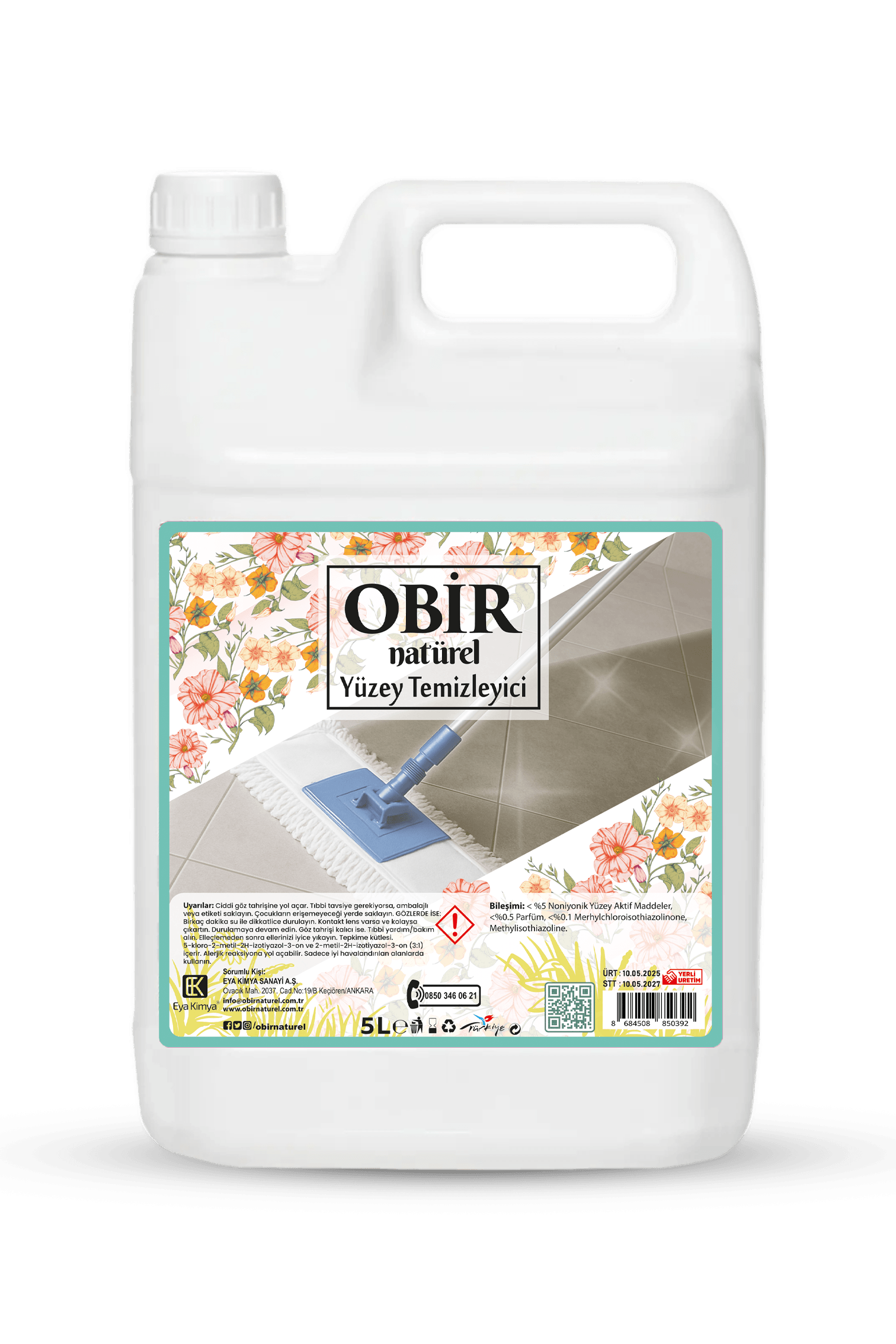 Obir Naturel Yüzey Temizleyici – 5 LT
