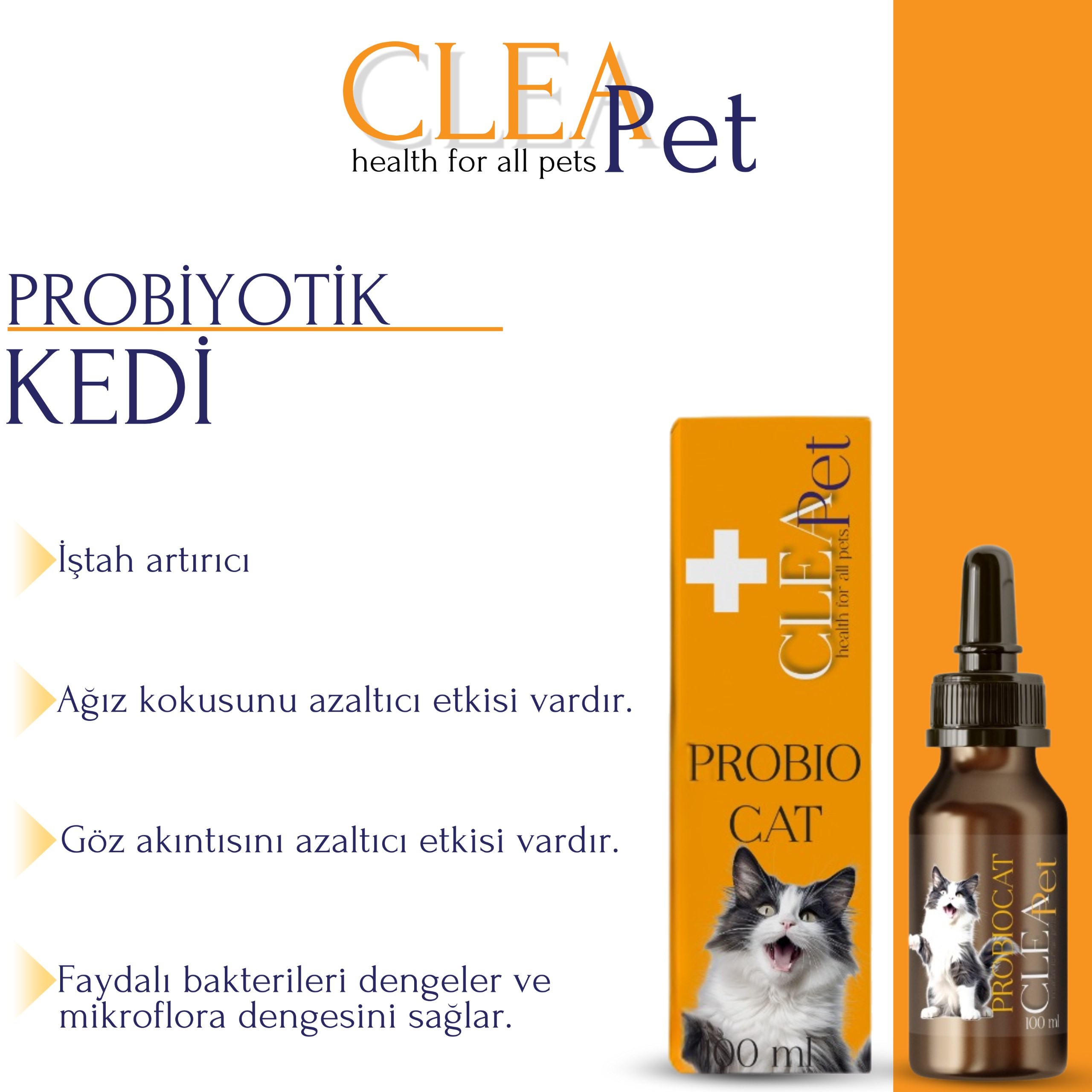 Kedi kulak uyuz paketi 