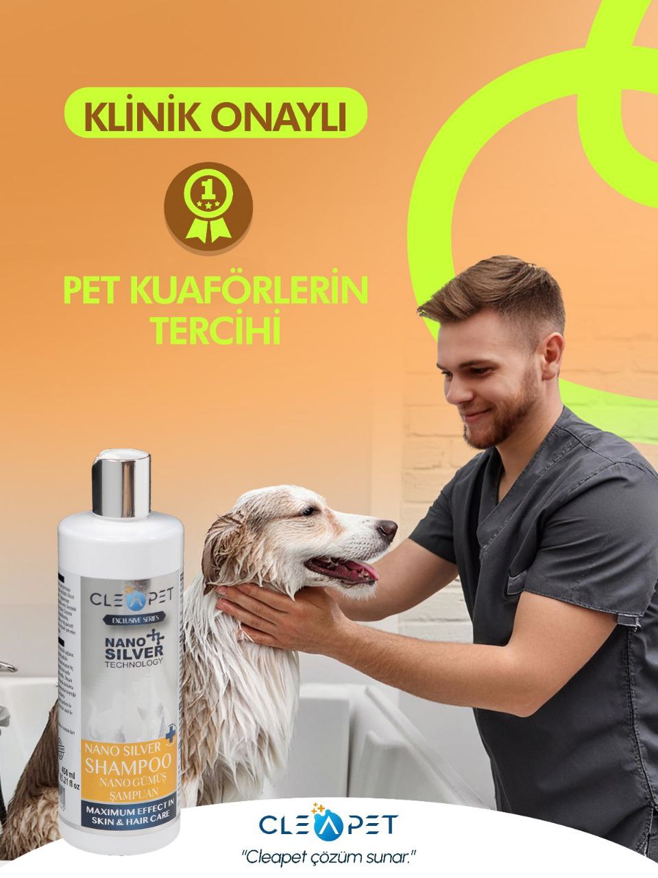 DERİ TEDAVİ ŞAMPUANI NANO GÜMÜŞ ŞAMPUAN 450ml