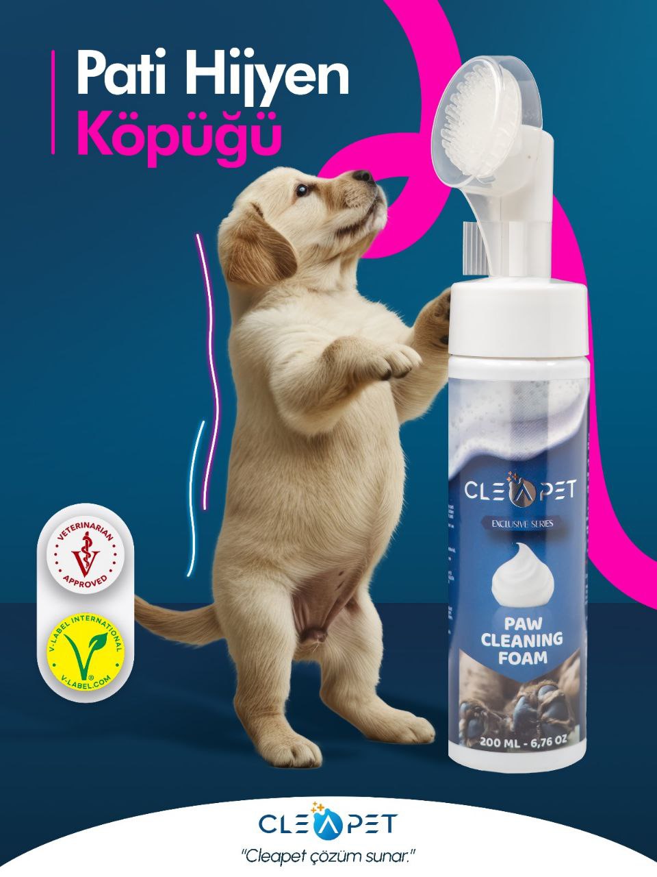 GÜNLÜK PATİ TEMİZLEME KÖPÜK 200ML