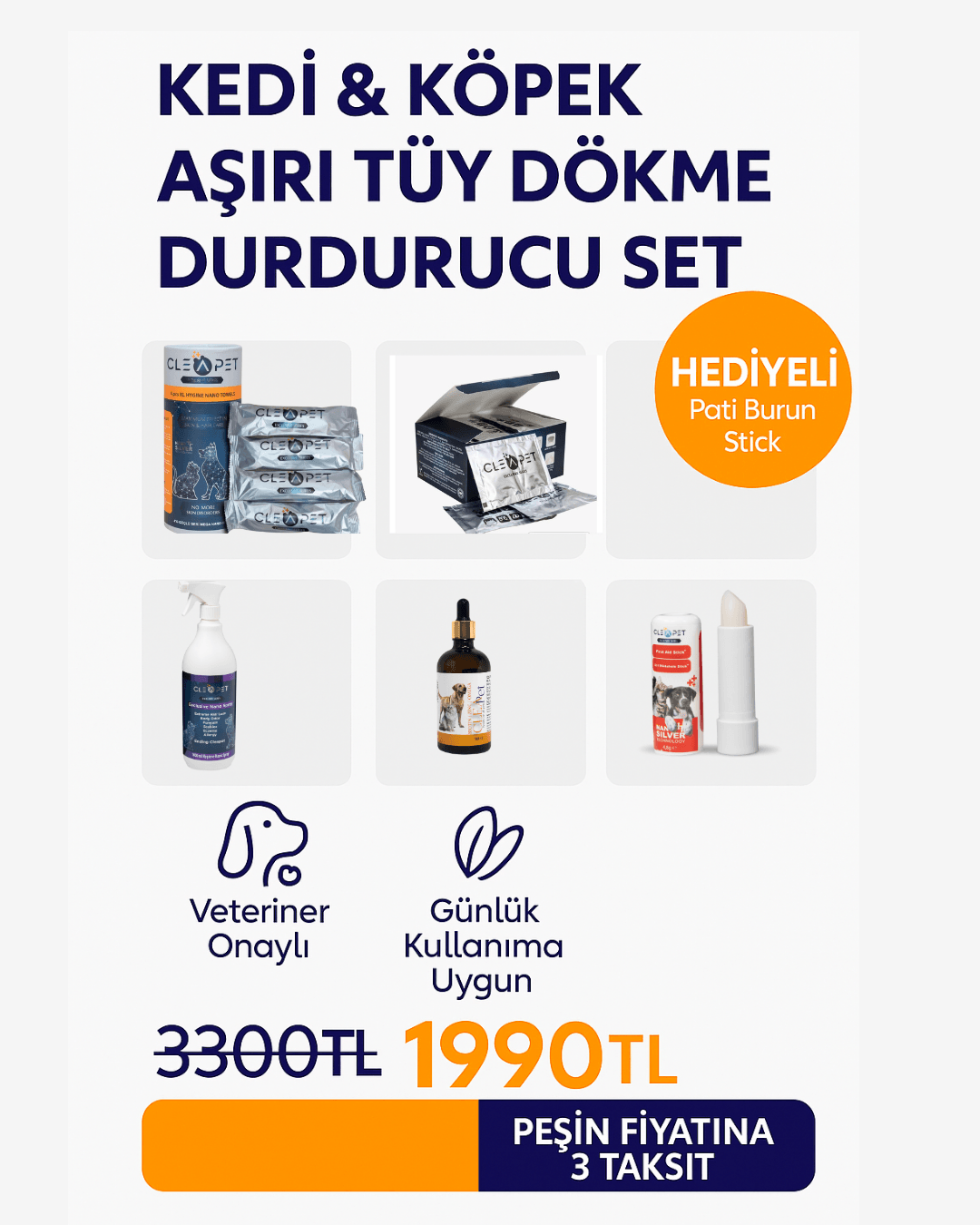 AŞIRI TÜY DÖKME DURDURUCU PAKET 