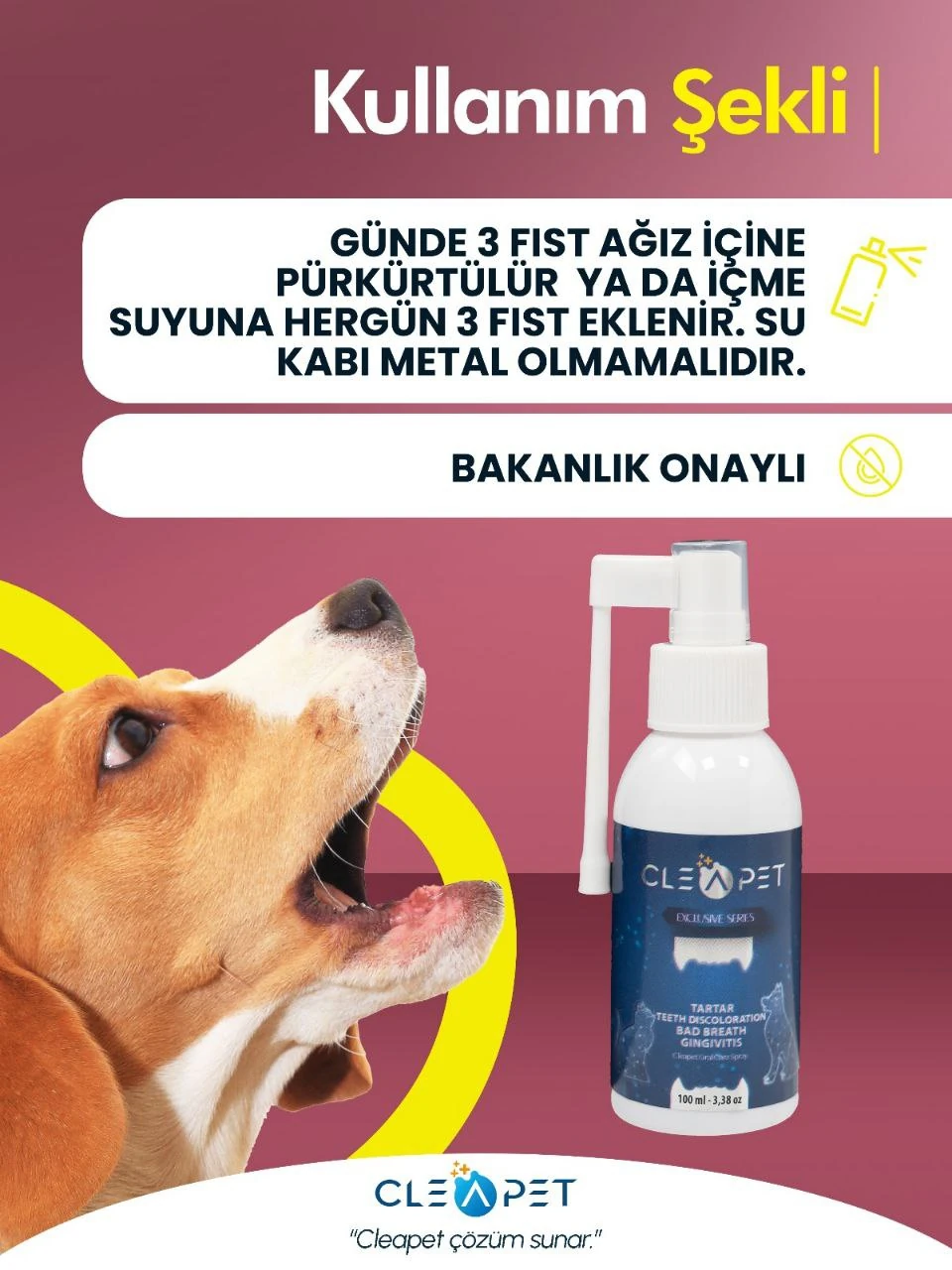 DİŞ TARTAR SPREYİ