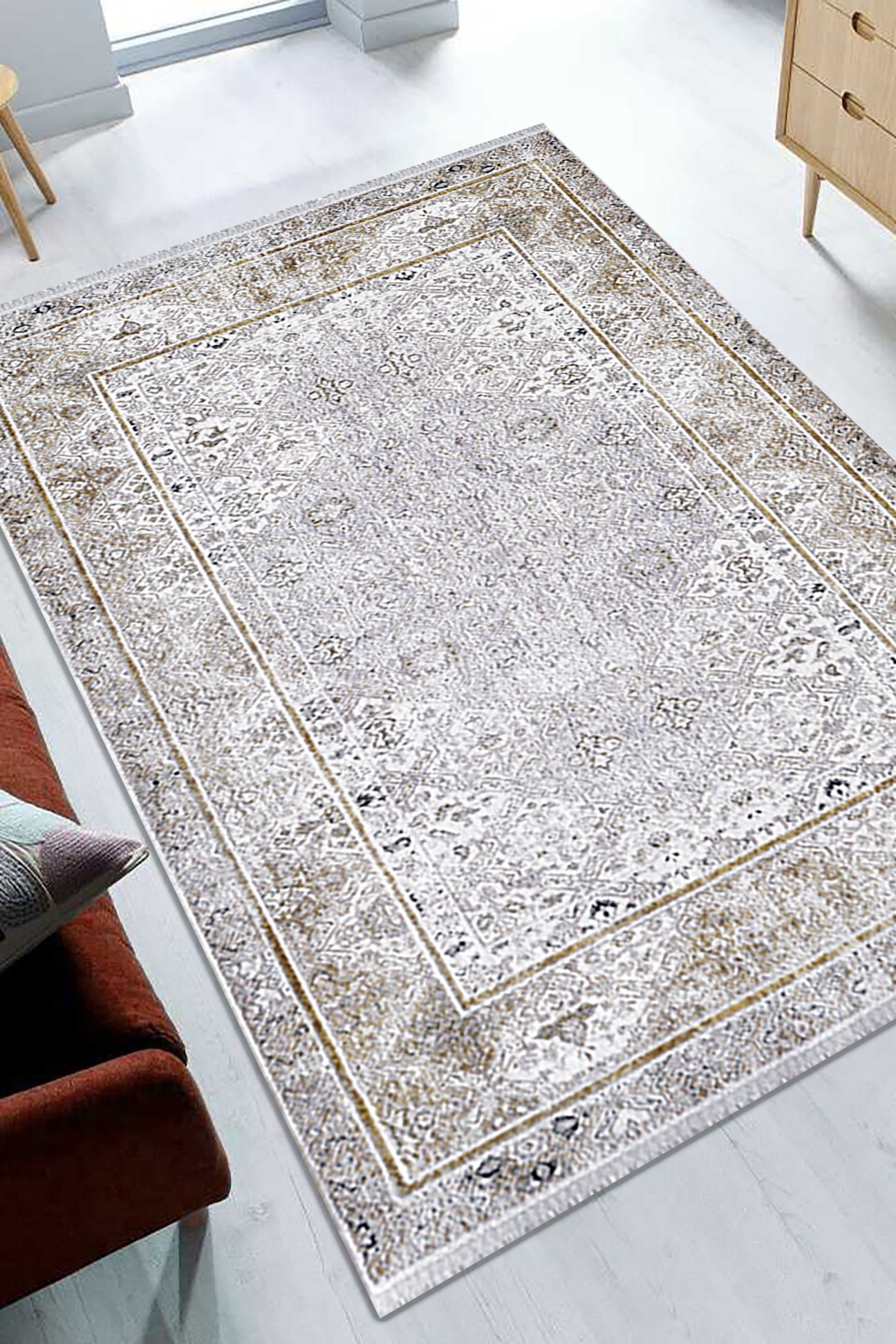 Pierre Cardin La Vita Qt08A Klasik Makine Halısı