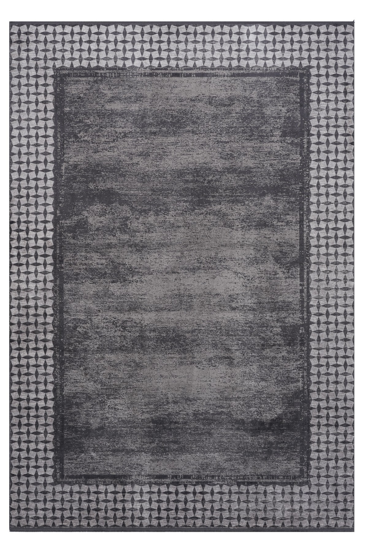 Riva 8704 Gri Modern Bambu Halı