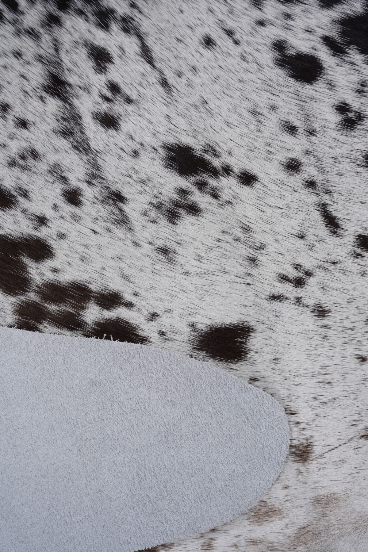Buffalo Tgr Orjınal Beyaz / Kahverengi Naturel Deri Halı