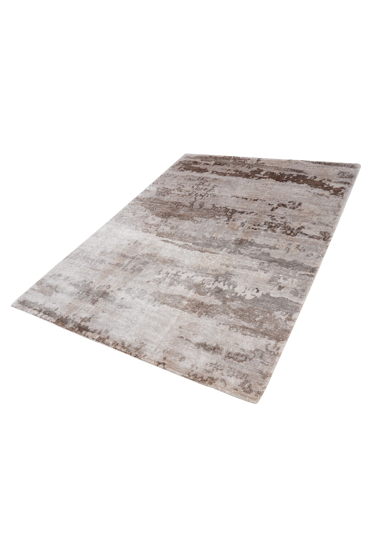 Nepal 3592 Vizon Modern El Dokuma Kışlık Bambu Halı