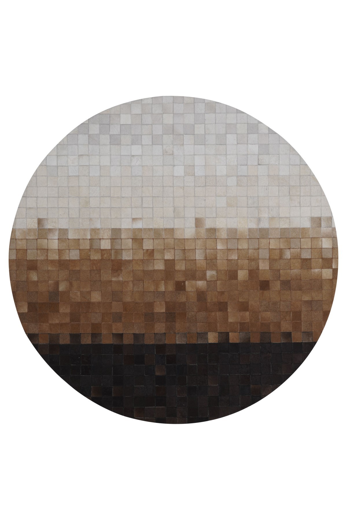 Tay Patchwork Naturel Deri Halı