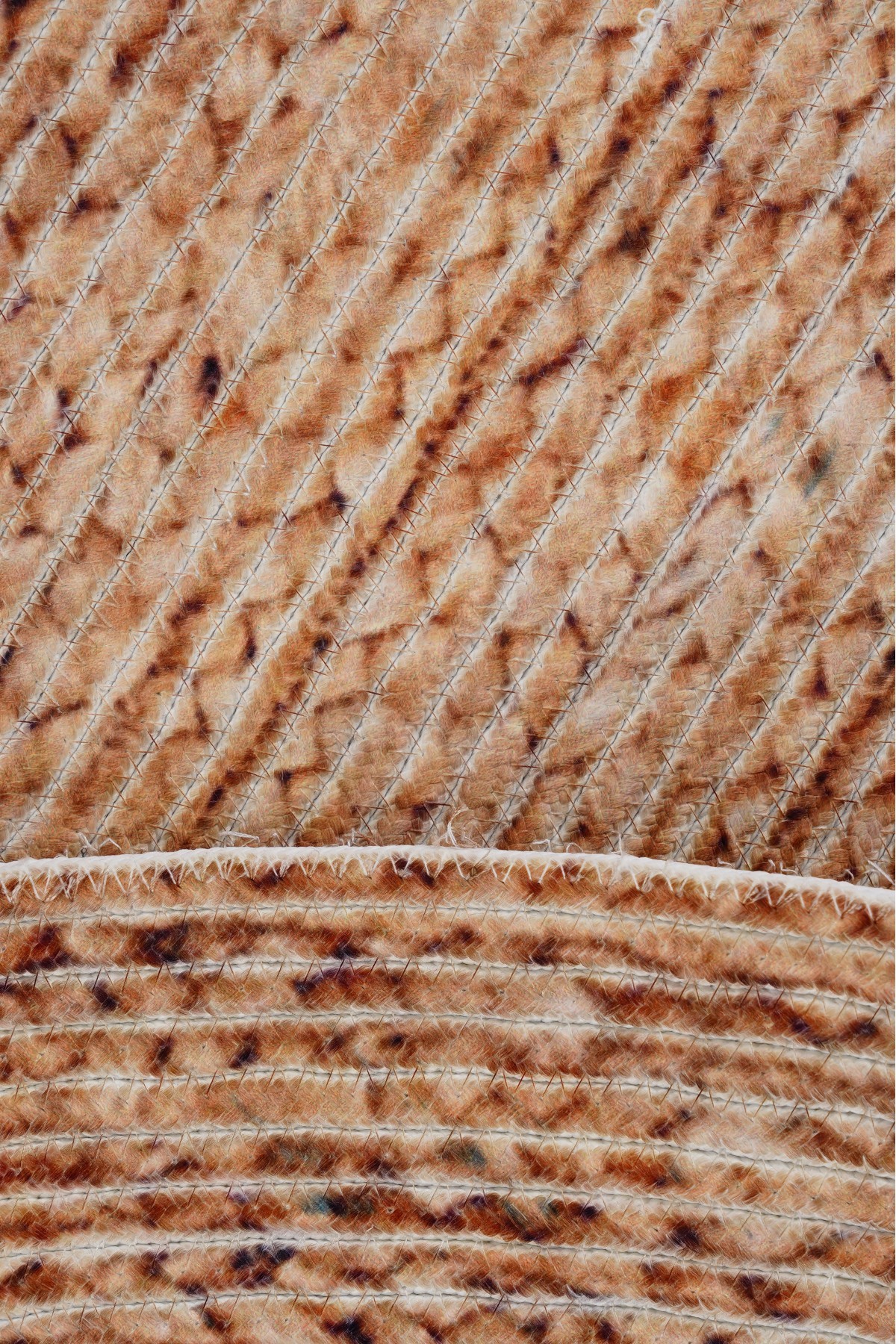 Baskı Jüt Özel Üretim Sarı Modern Makine Halısı