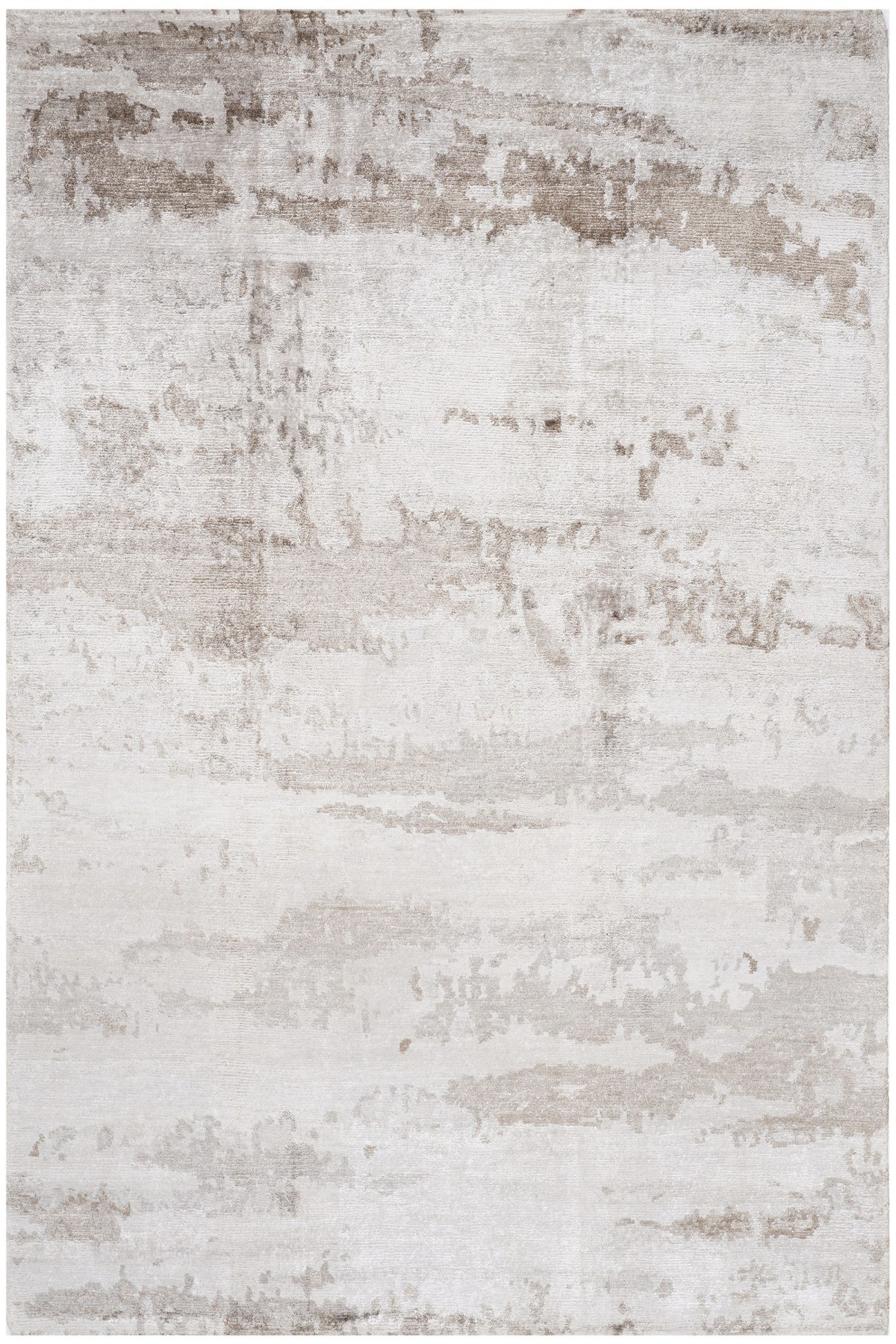 Nepal 3592 Vizon Modern El Dokuma Kışlık Bambu Halı