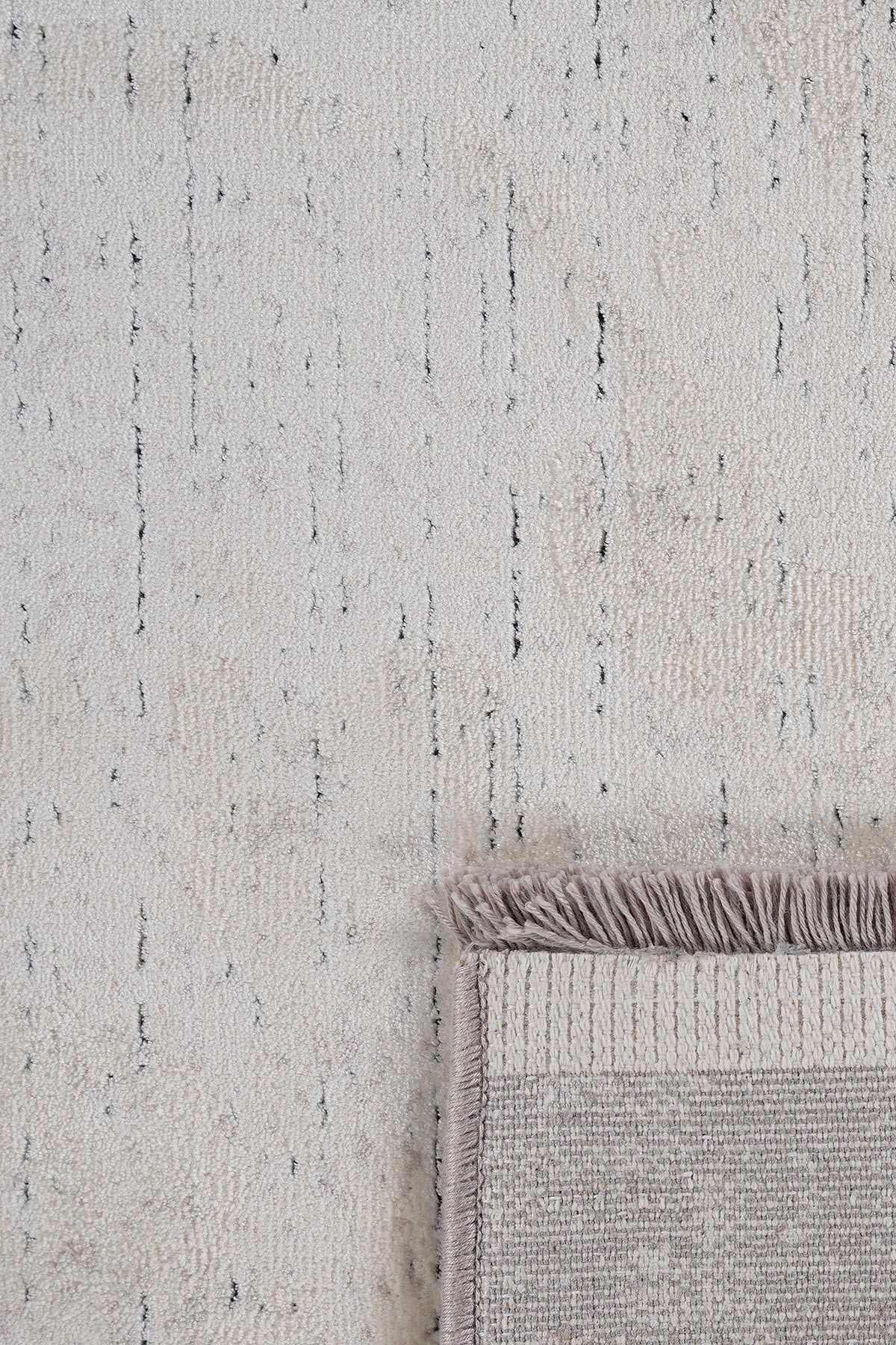 Riva 9348 Krem Çerçeveli Bambu Halı