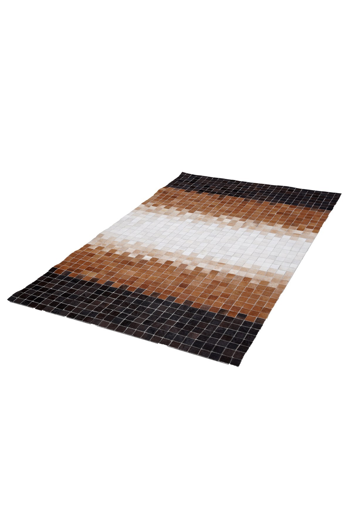 Tay Patchwork Naturel Deri Halı