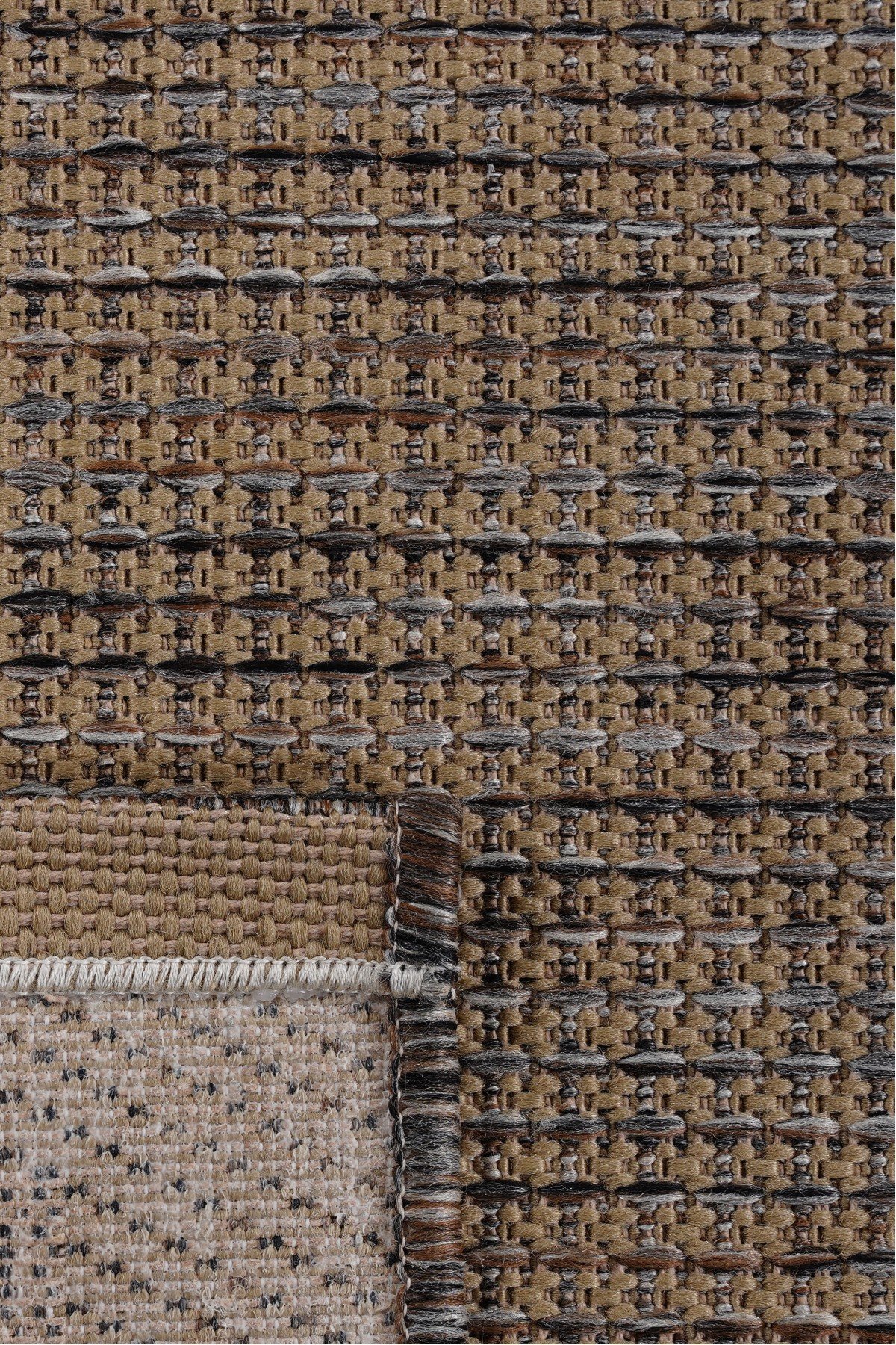 Sisal 9509 Vizon Özel Ölçüye Uygun Bordürlü Jüt Halı