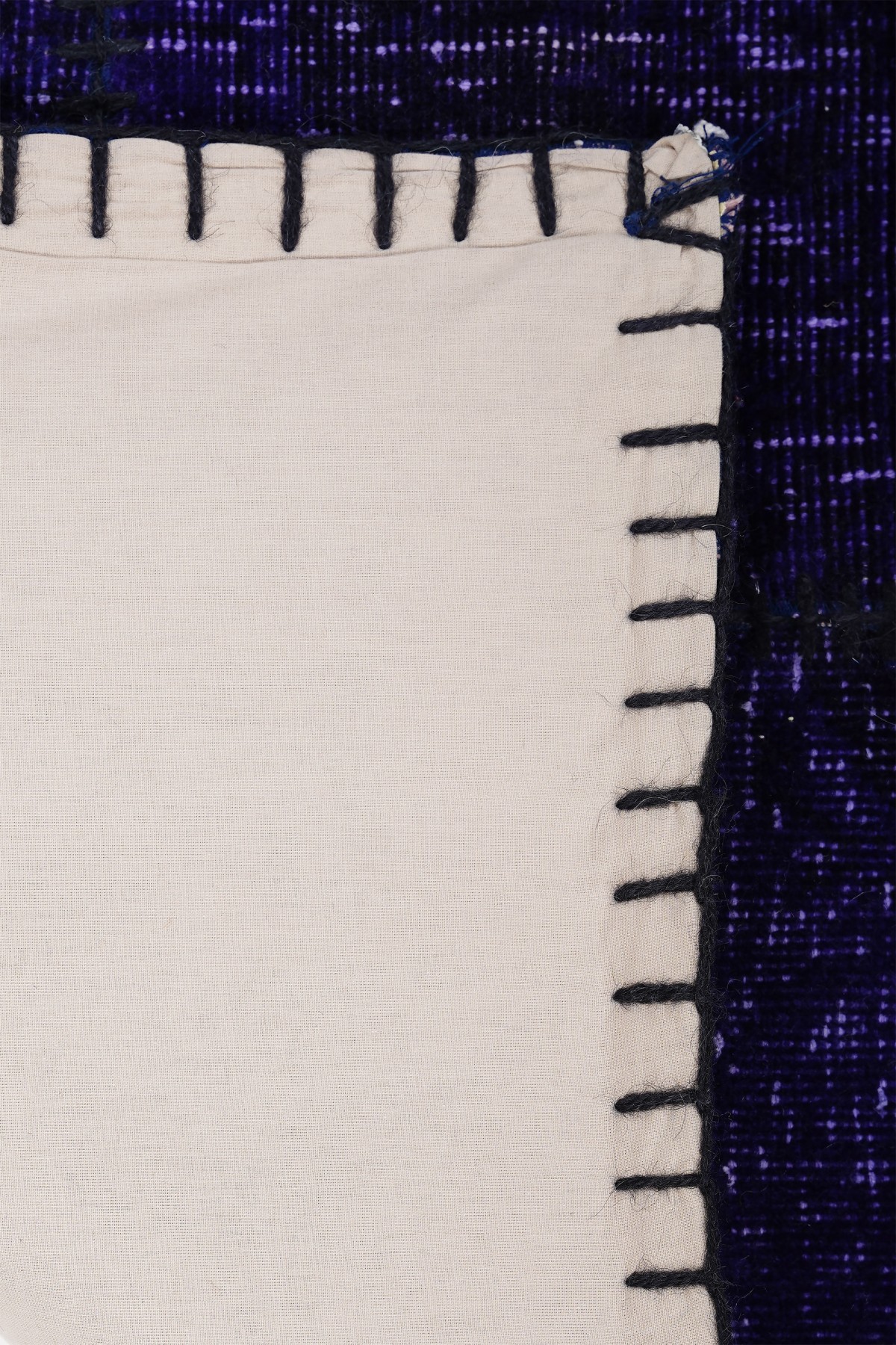 Patchwork Mor Modern El Dokuma Halı