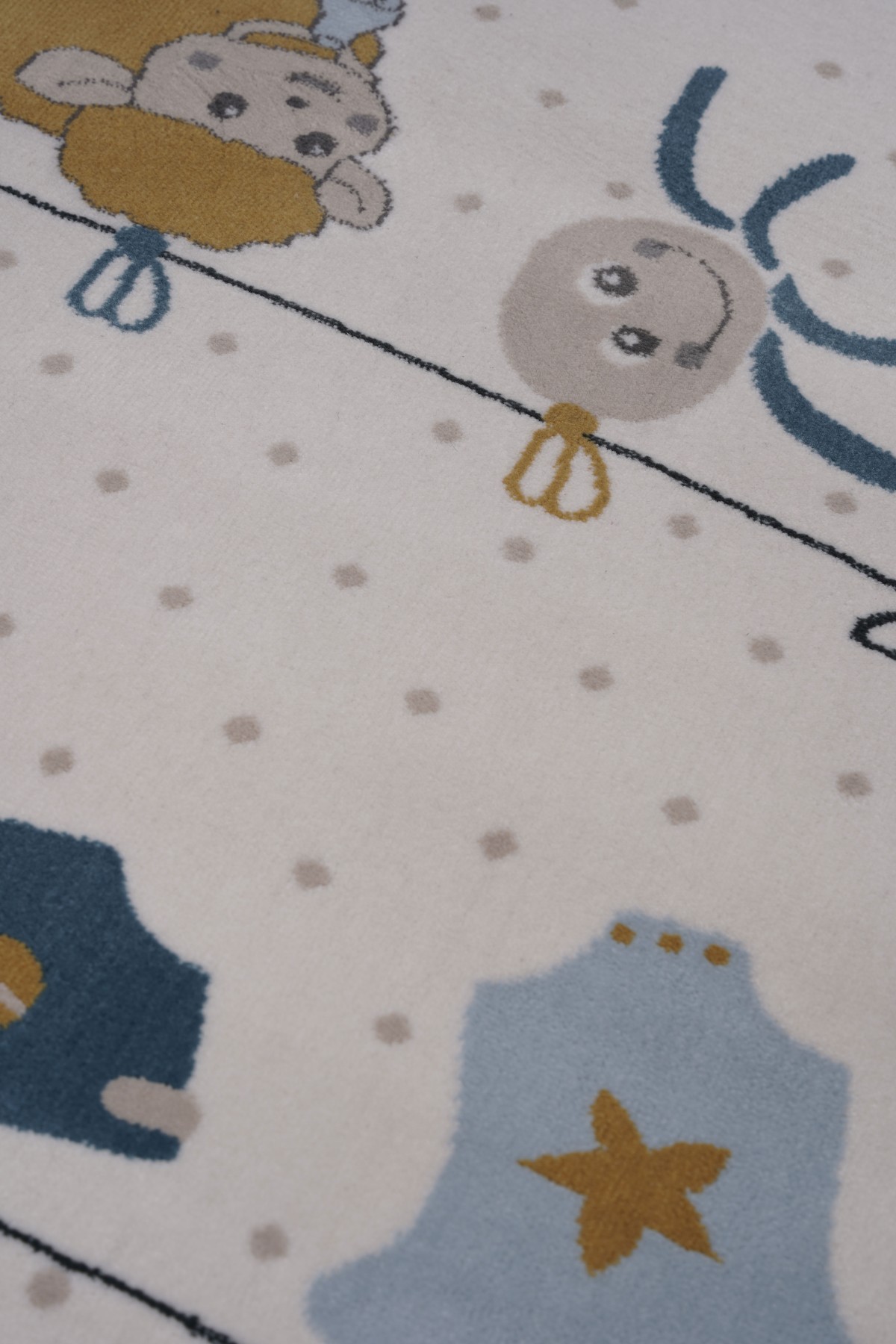 Royal Hello Kids Kd16A Modern Makine Halısı