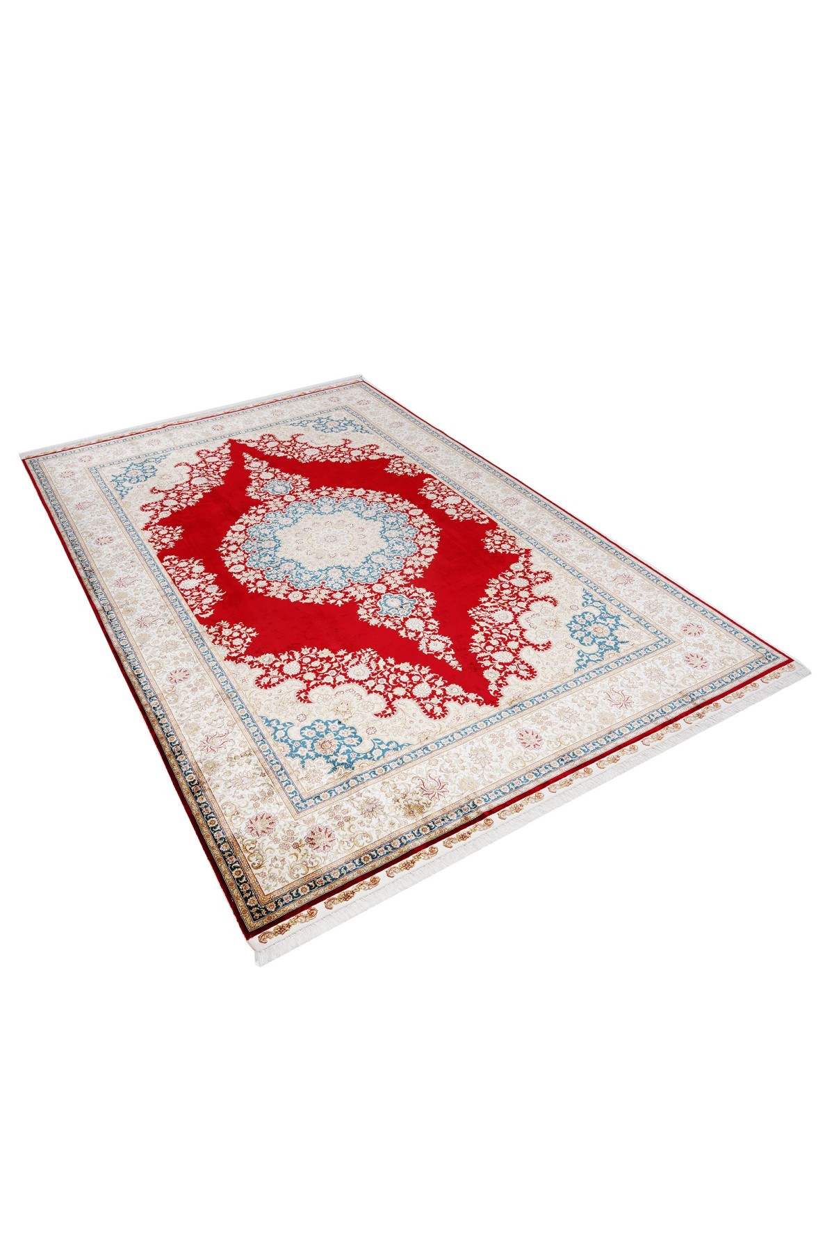 Art Silk 230 Line Kırmızı Klasik El Dokuma Halı