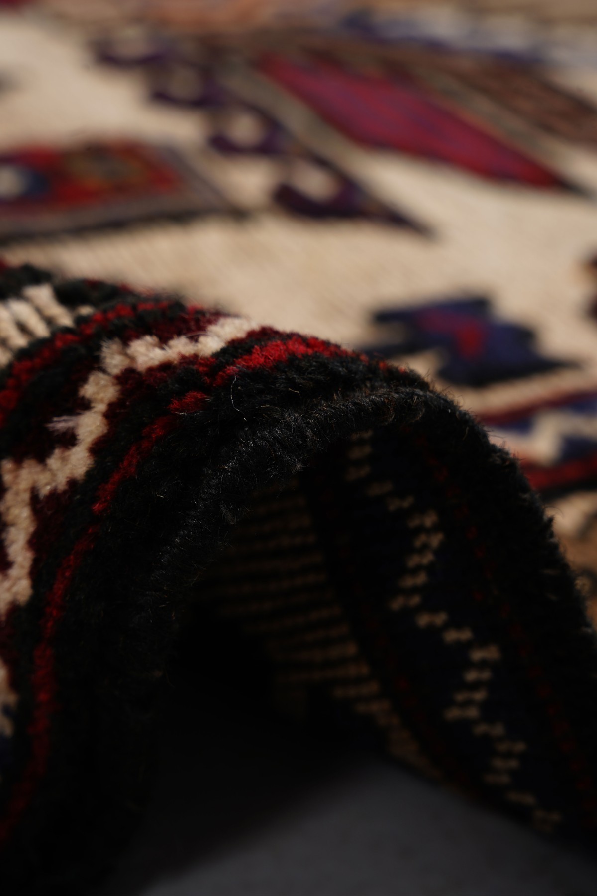 Afgan Berceste Kilim Kırmızı Otantik El Dokuma Halı