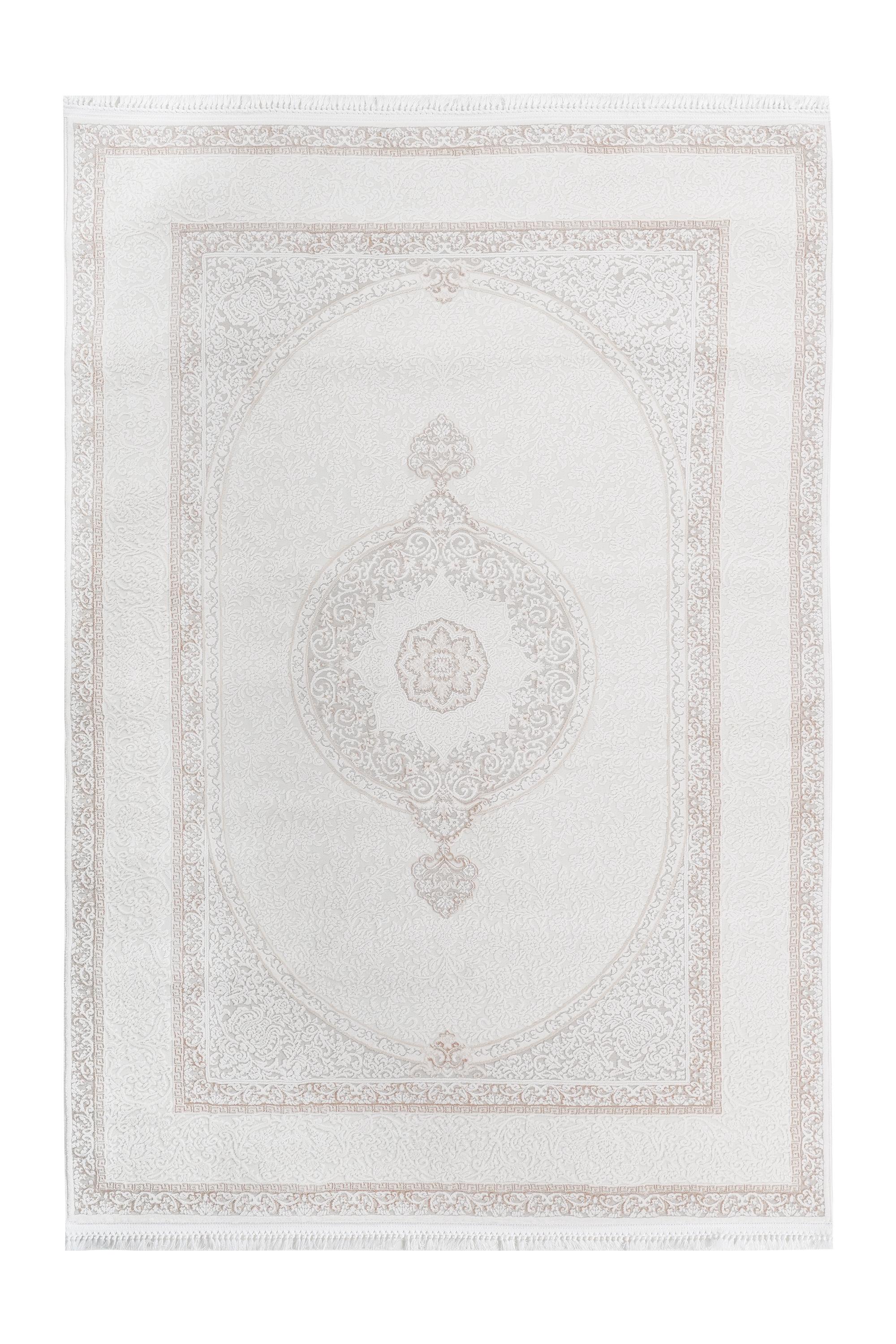 Soft 1121 Klasik Göbekli Krem Halı