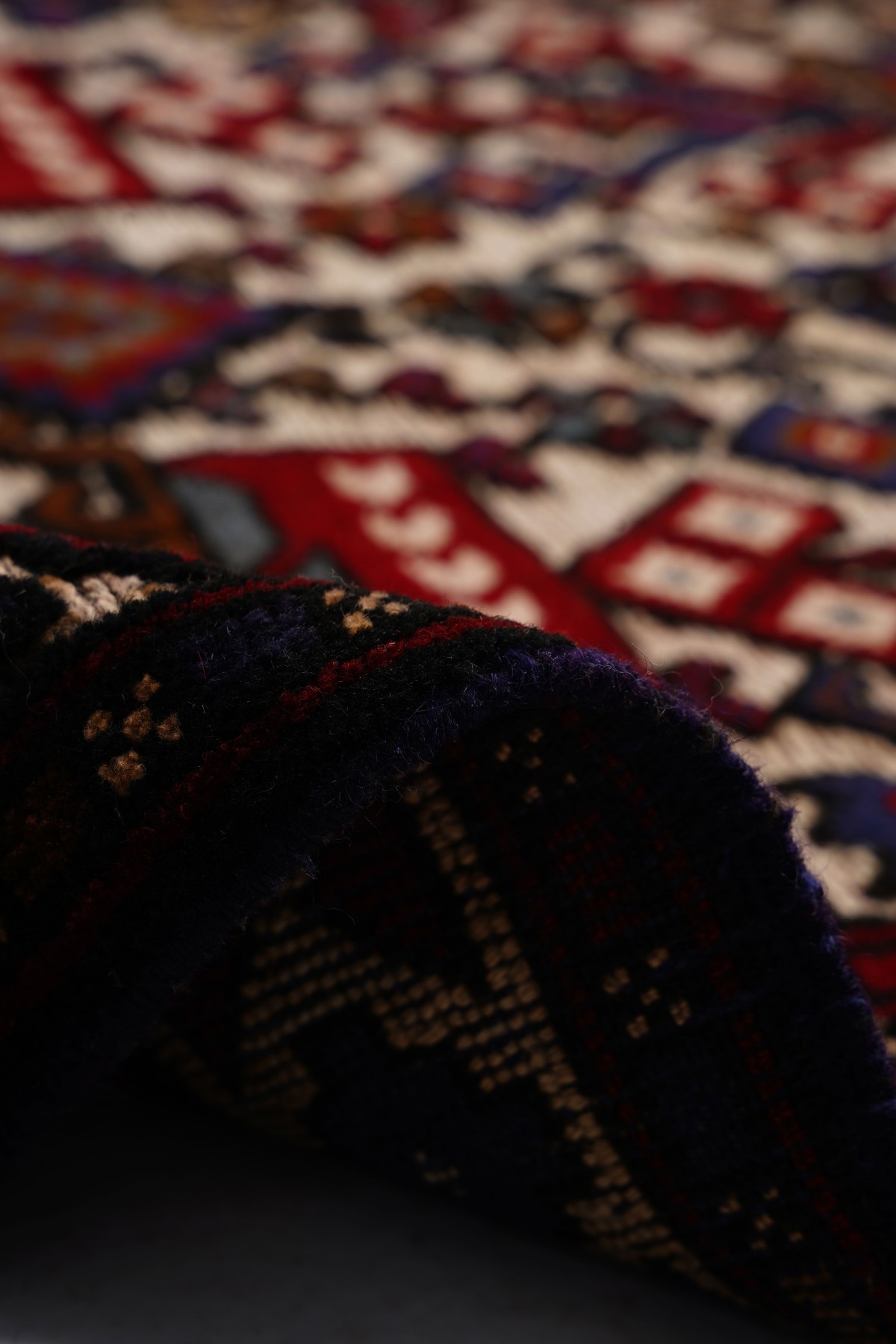 Afgan Berceste Kilim Kırmızı Otantik El Dokuma Halı