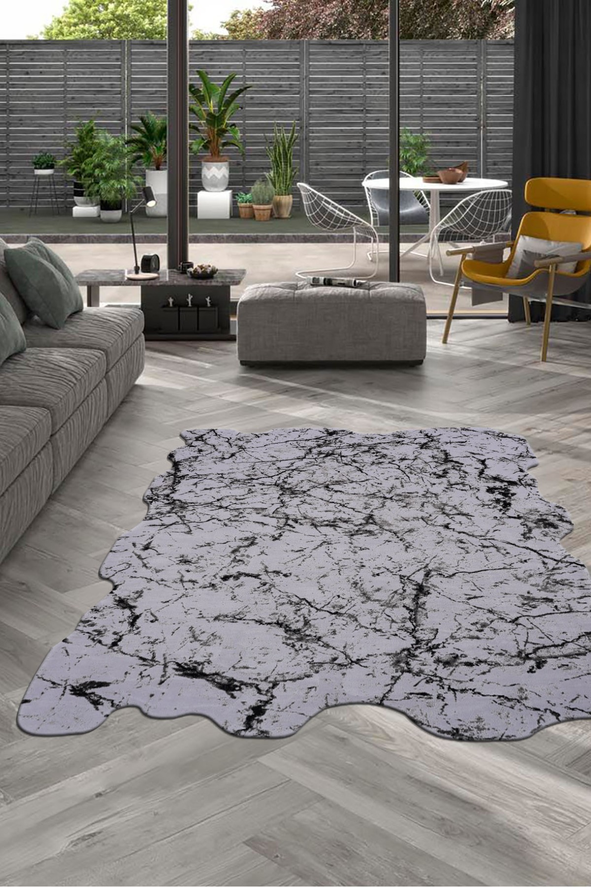 Royal Forme Fa03B Asimetrik Makine Halısı
