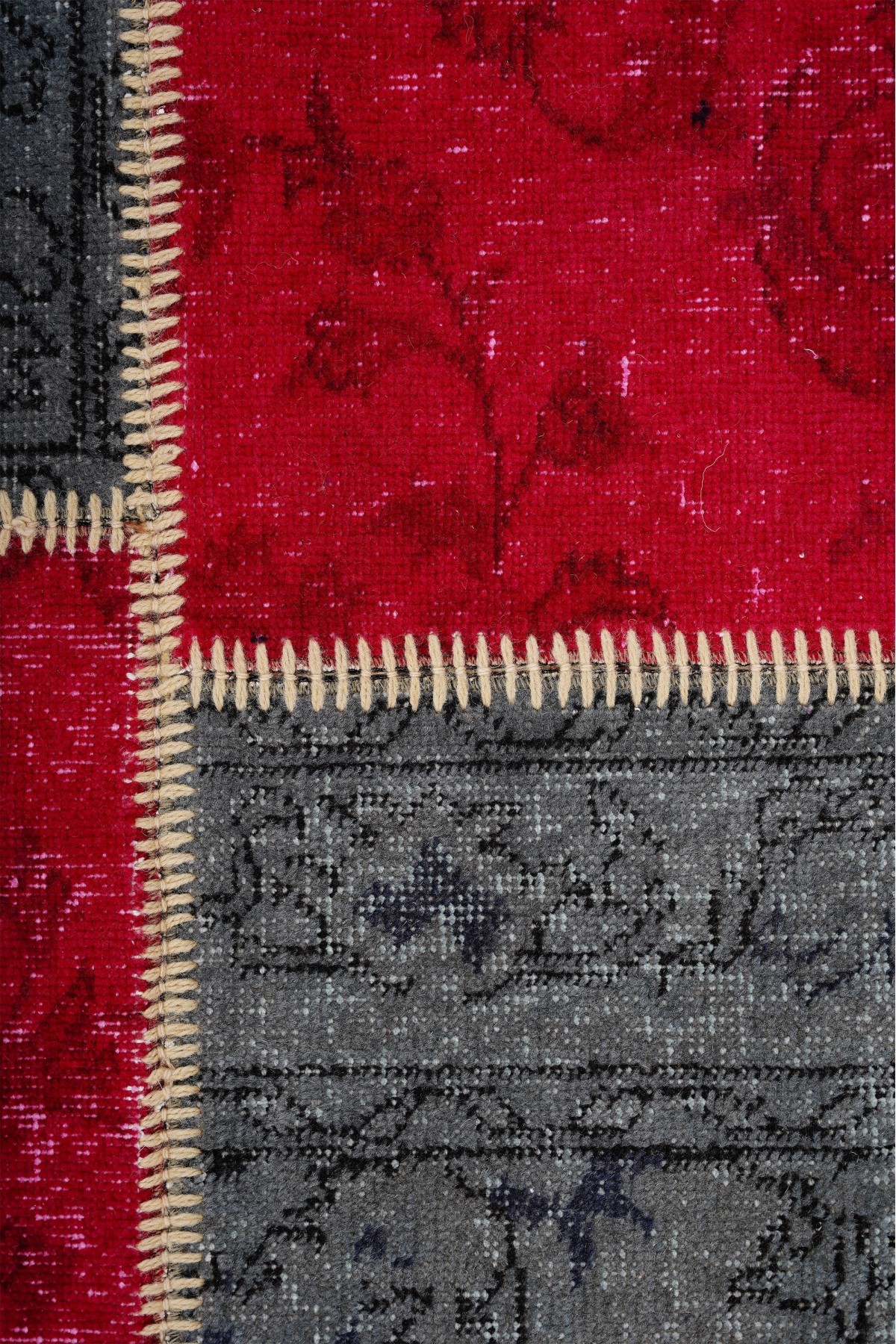 Patchwork Renkli Modern El Dokuma Halı