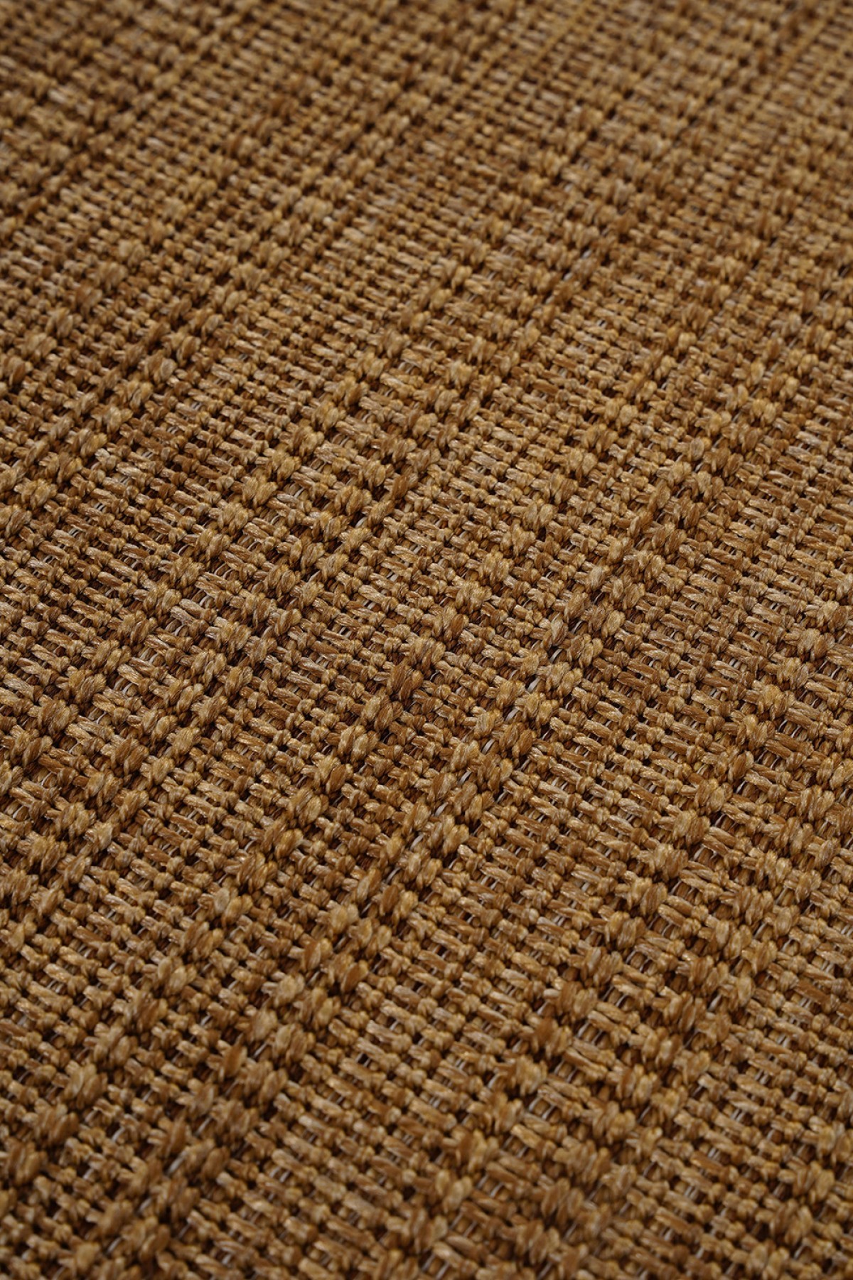 Sisal 4590 Kahverengi Bordürlü Doğal Jüt Halı