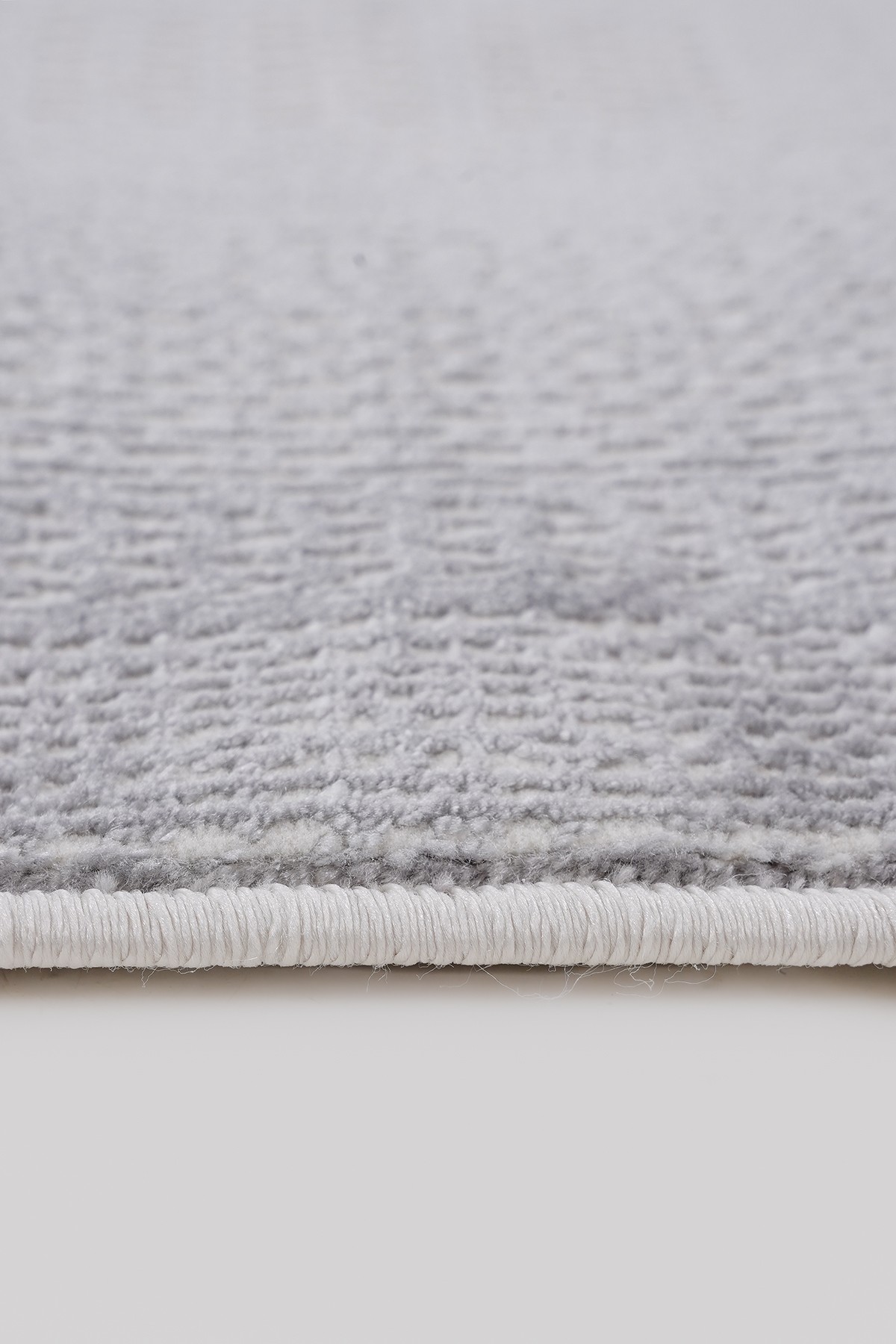 Soft 1120 Gri Geometrik Dokulu Modern Halı