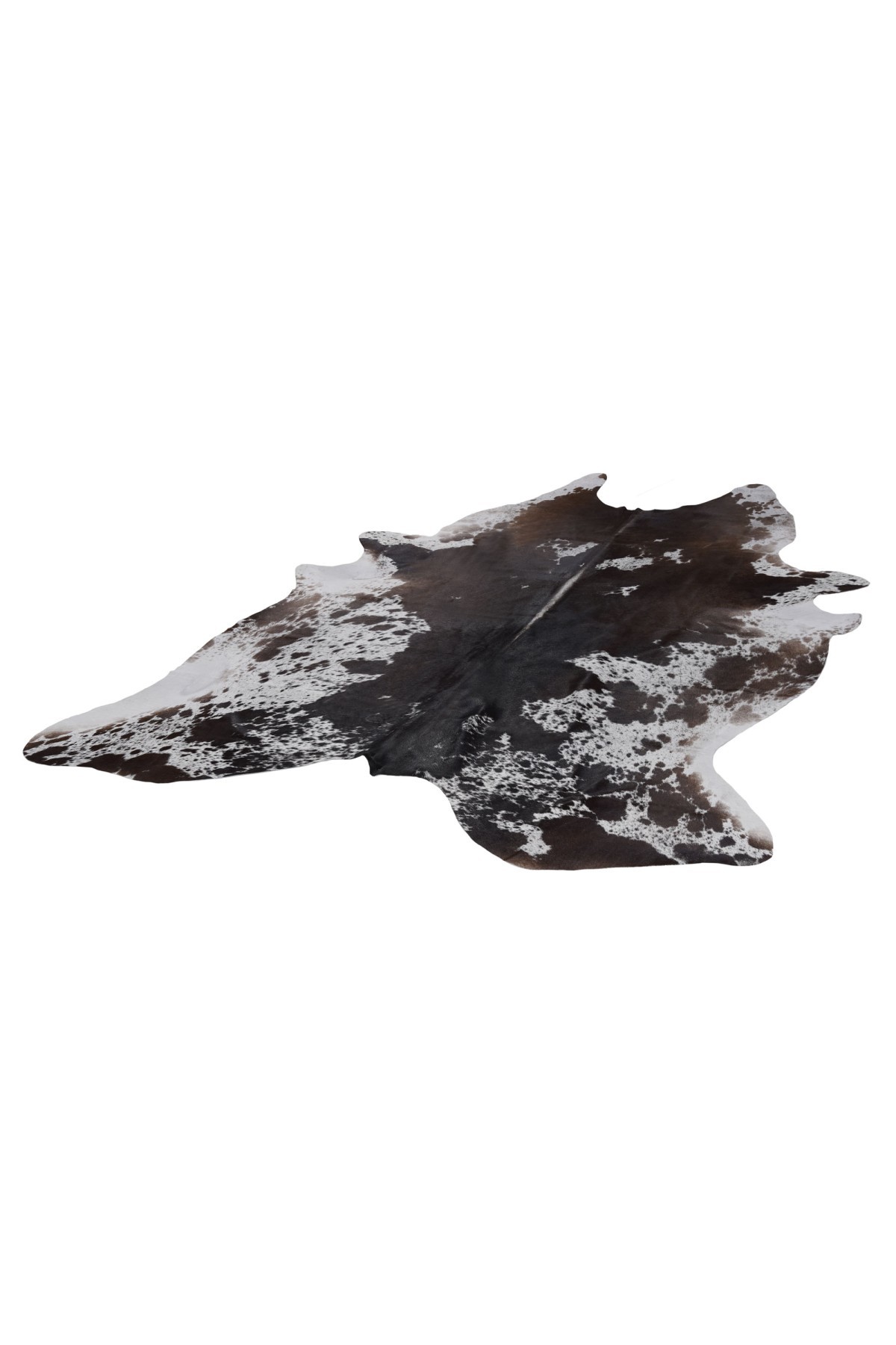 Buffalo Tgr Orjınal Beyaz / Kahverengi Naturel Deri Halı