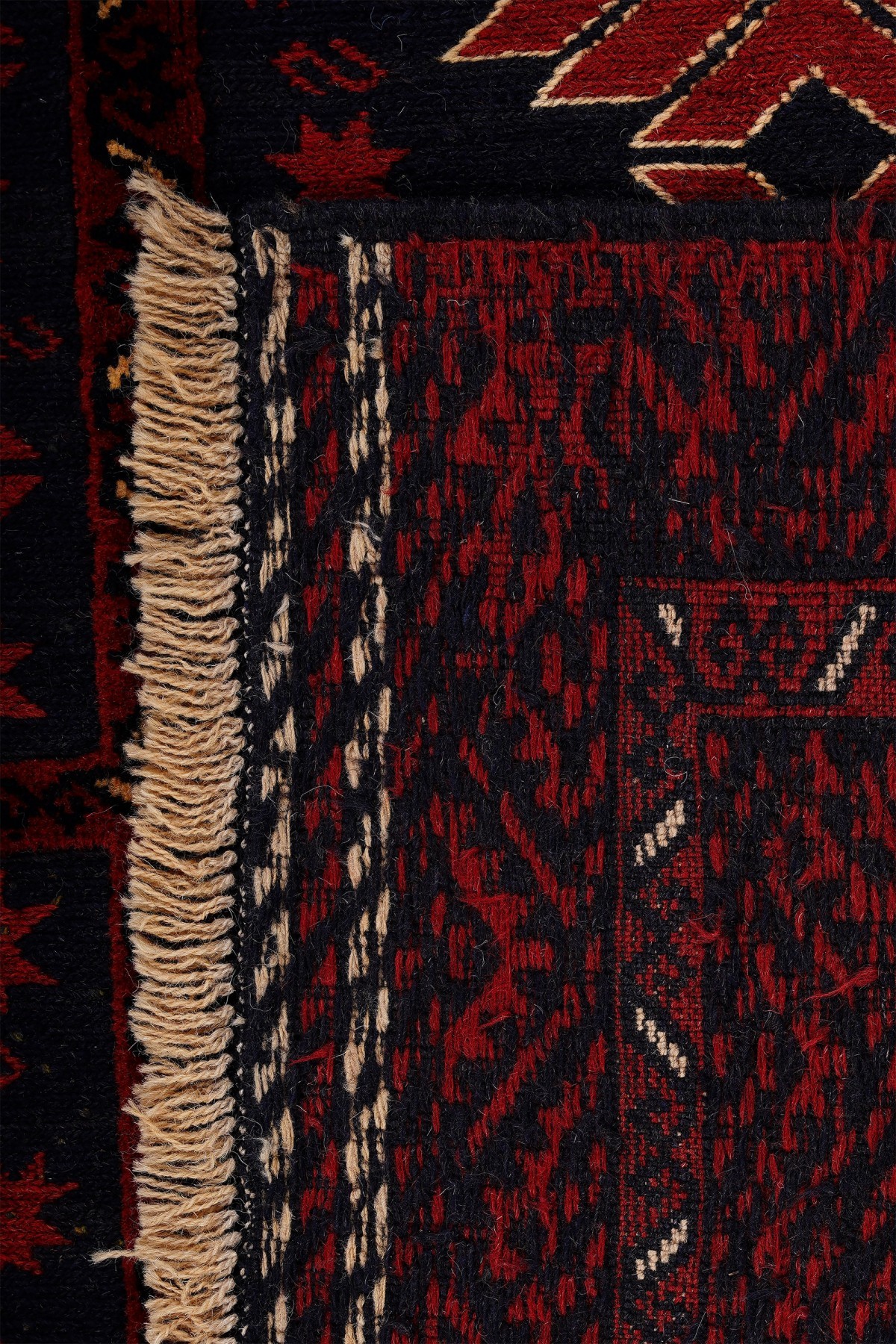 Afgan Berceste Kilim Kırmızı Otantik El Dokuma Halı