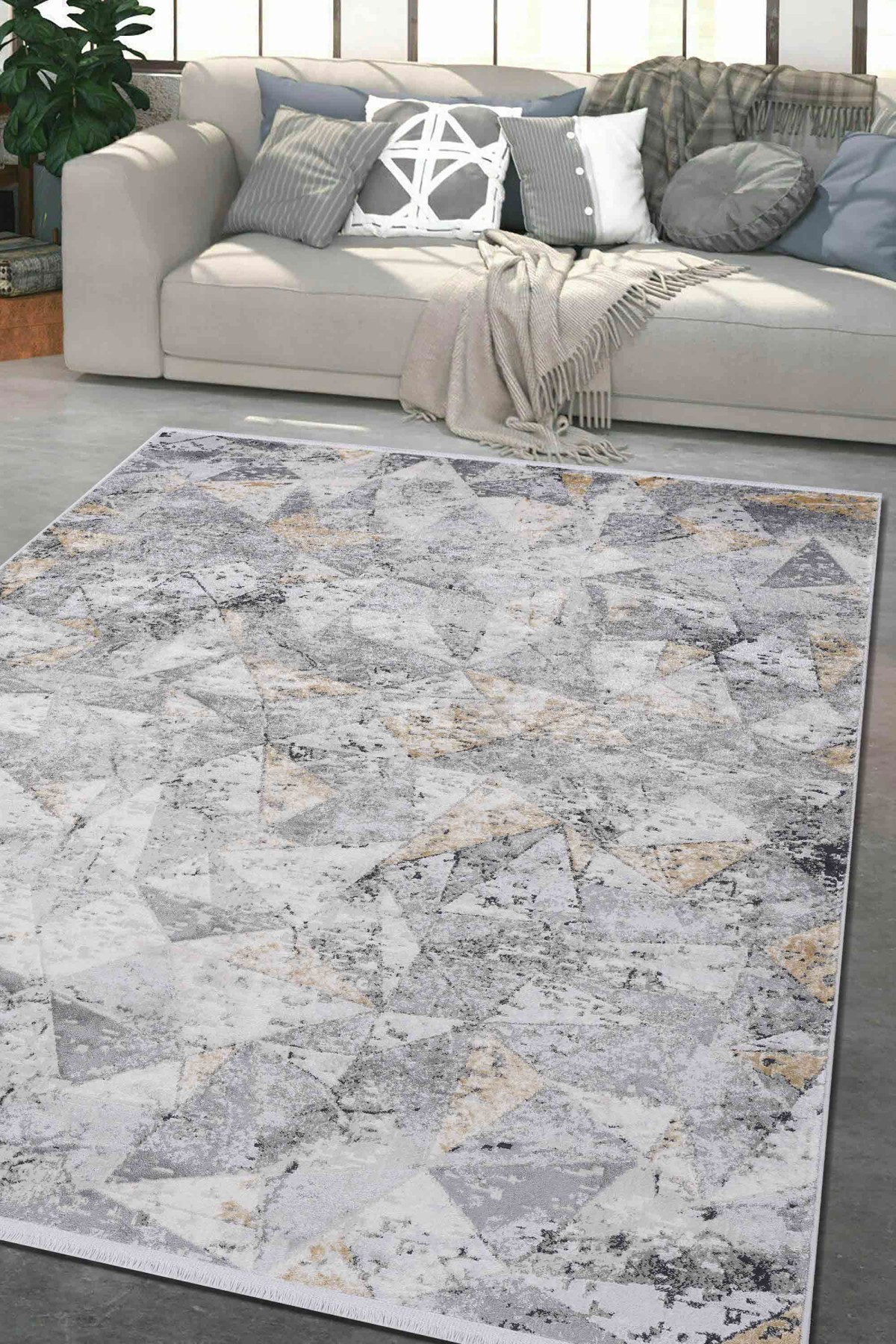 Soul 02898A V8Ba36 Modern Makine Halısı