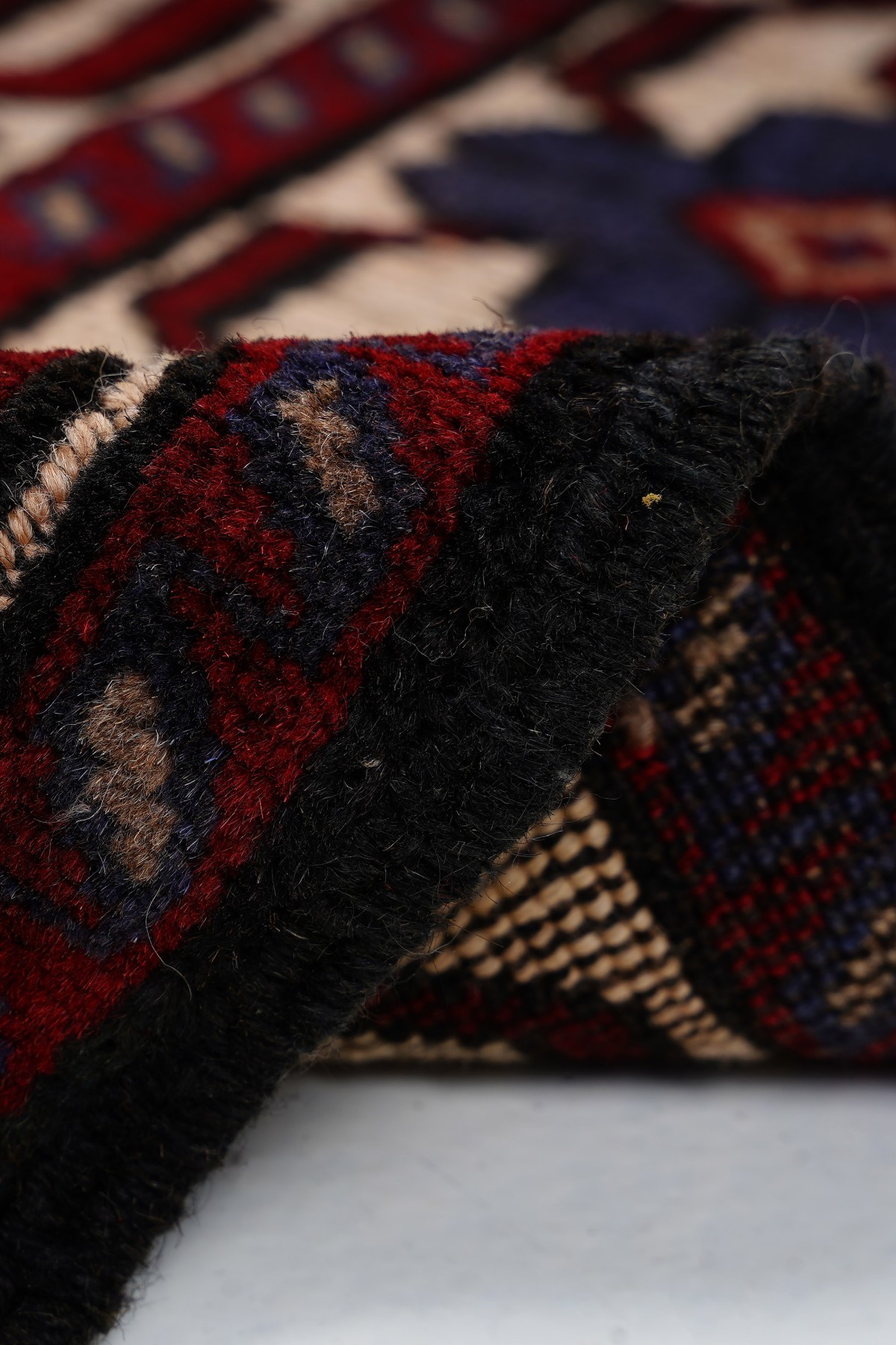 Afgan Berceste Kilim Kırmızı Otantik El Dokuma Halı